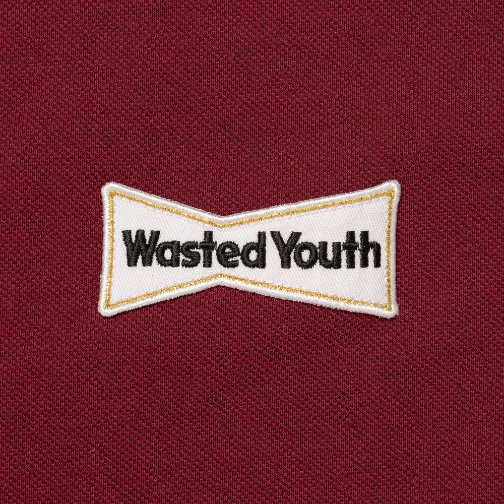 Wasted Youth BIG POLO SHIRT RD-E