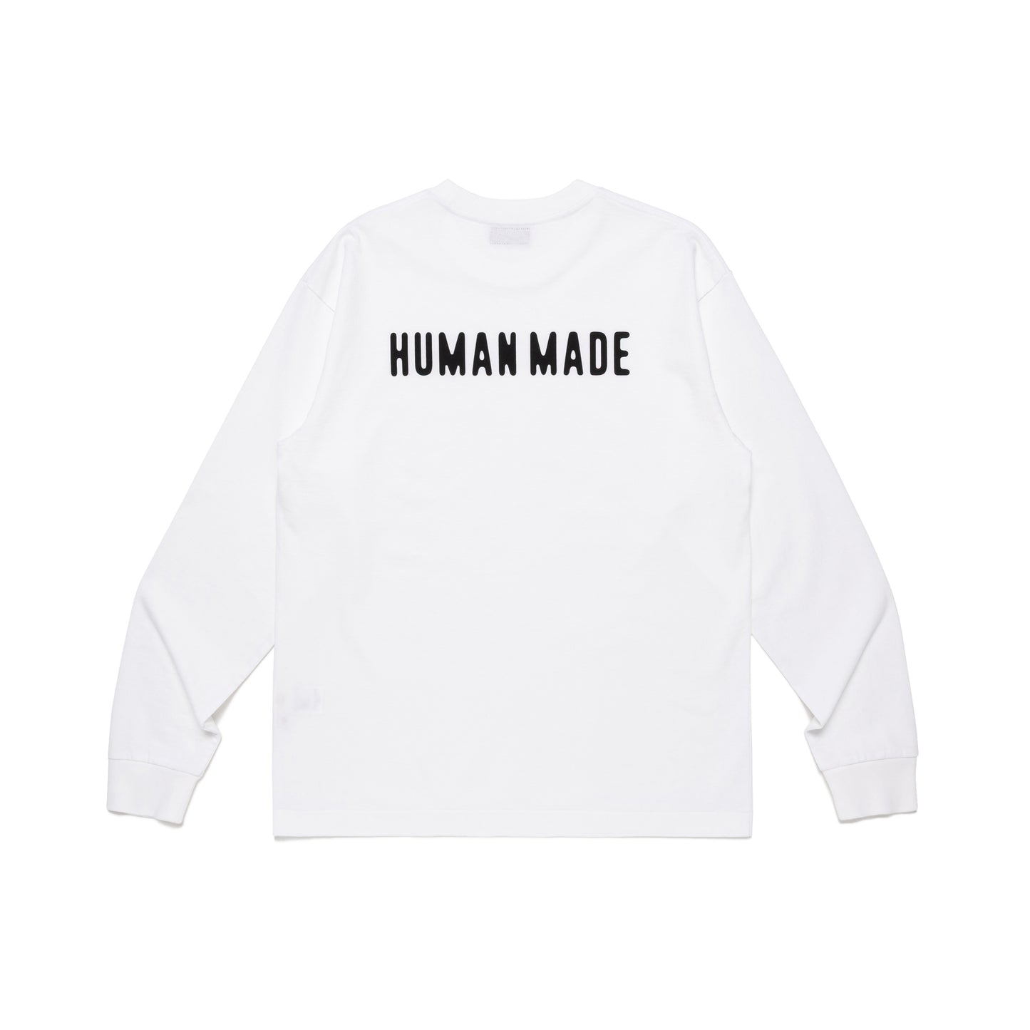 HUMAN MADE HEART BADGE LS T-SHIRT WH-B