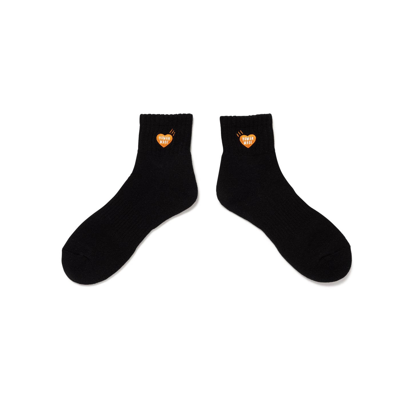 HUMAN MADE SHORT PILE SOCKS BK-B