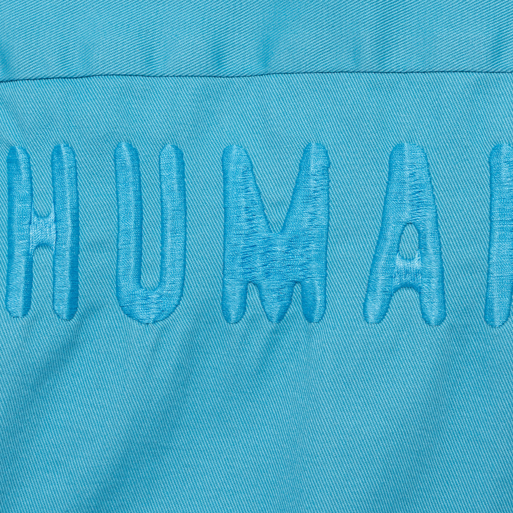 HUMAN MADE OPEN COLLAR BD SHIRT BL-F