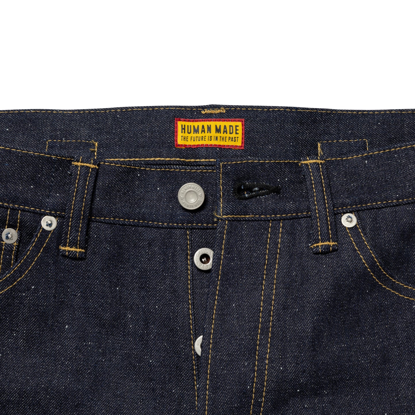 HUMAN MADE STRAIGHT DENIM PANTS PAST IN-E
