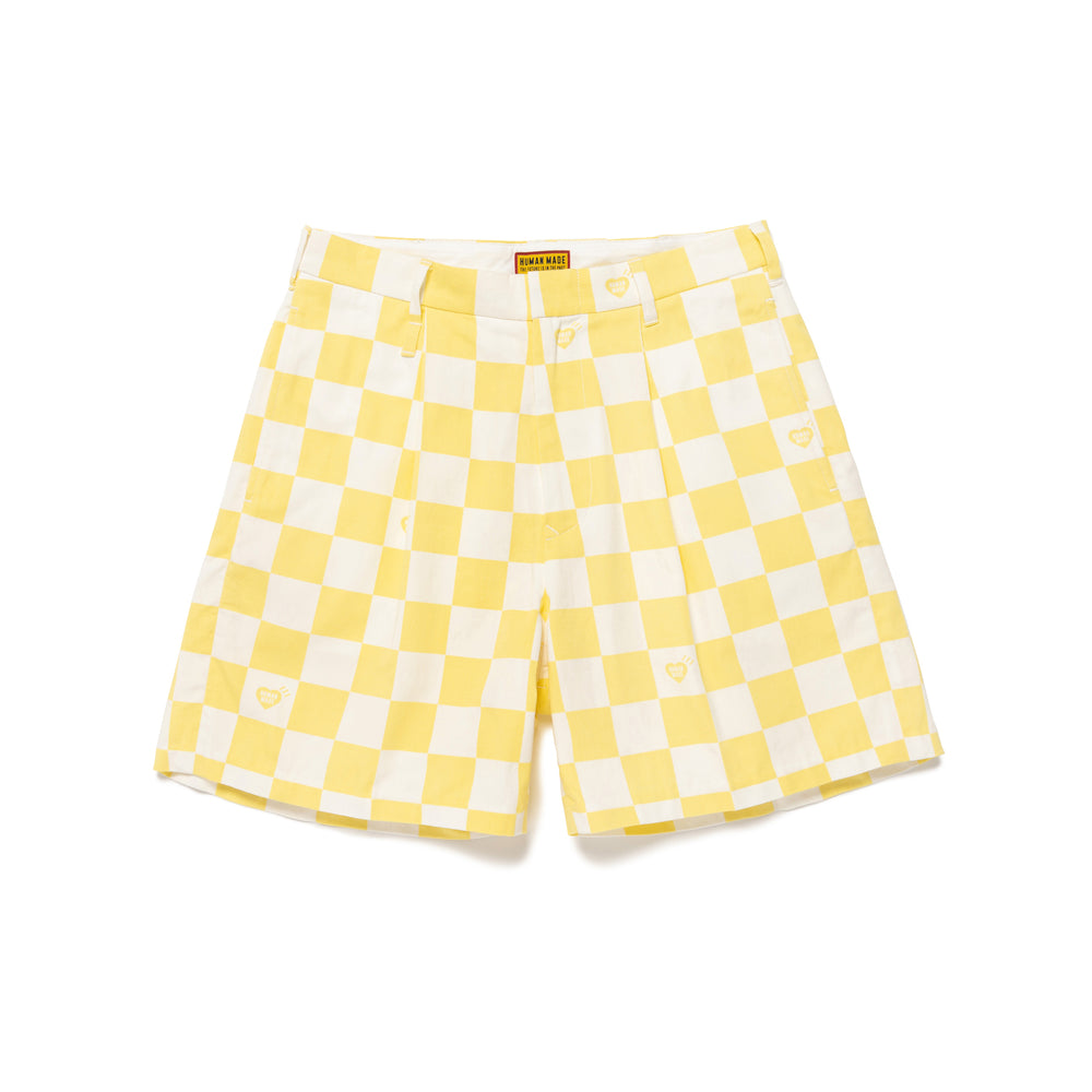 HUMAN MADE PLAID SHORTS YE-A
