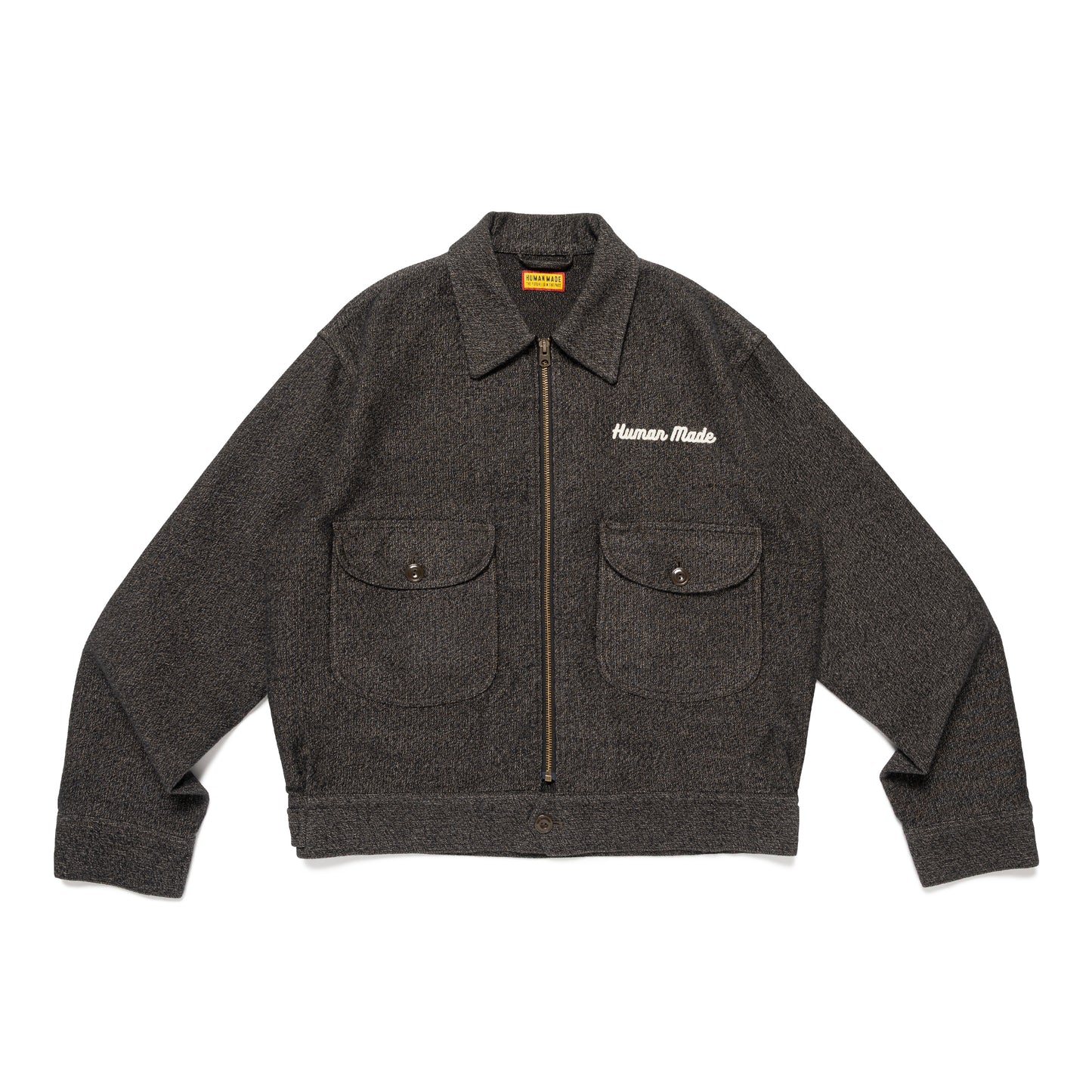 HUMAN MADE ZIP-UP WORK JACKET GY-A
