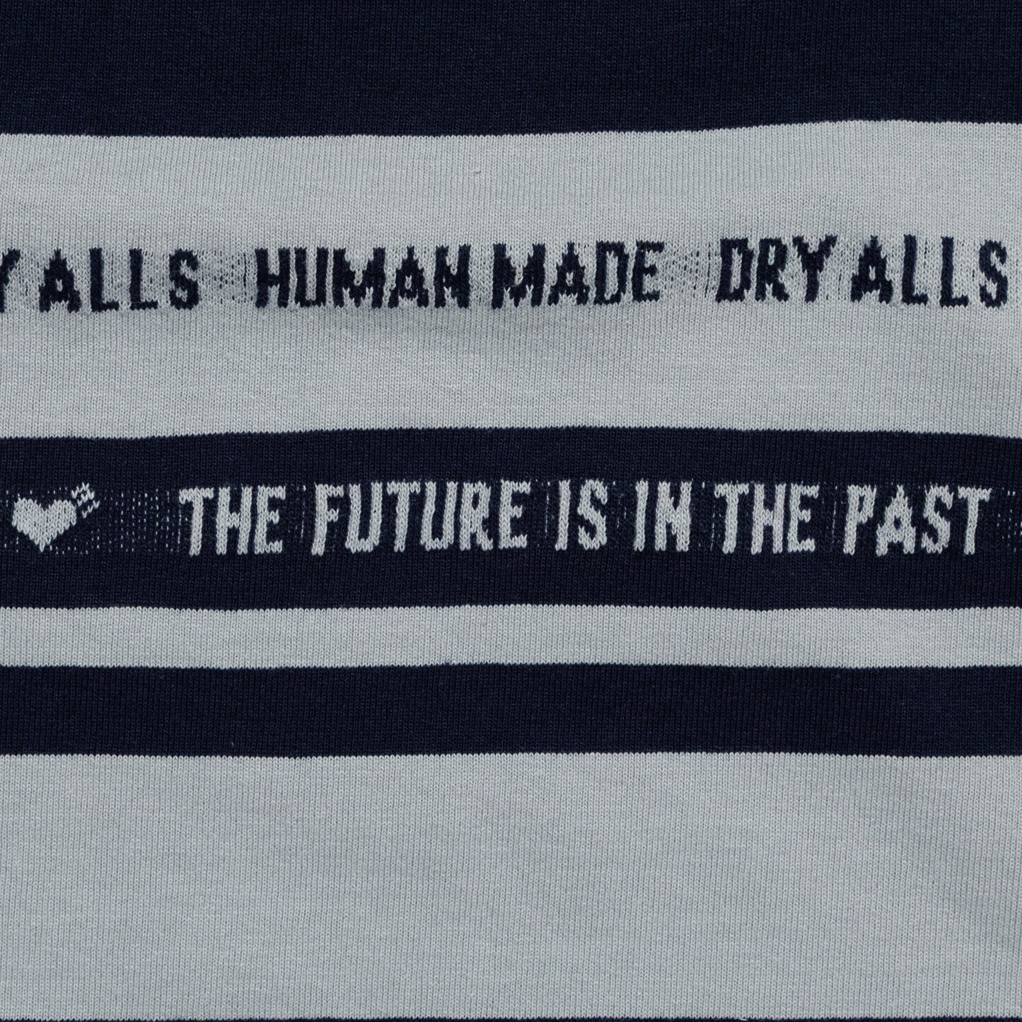 HUMAN MADE STRIPED T-SHIRT BL-C