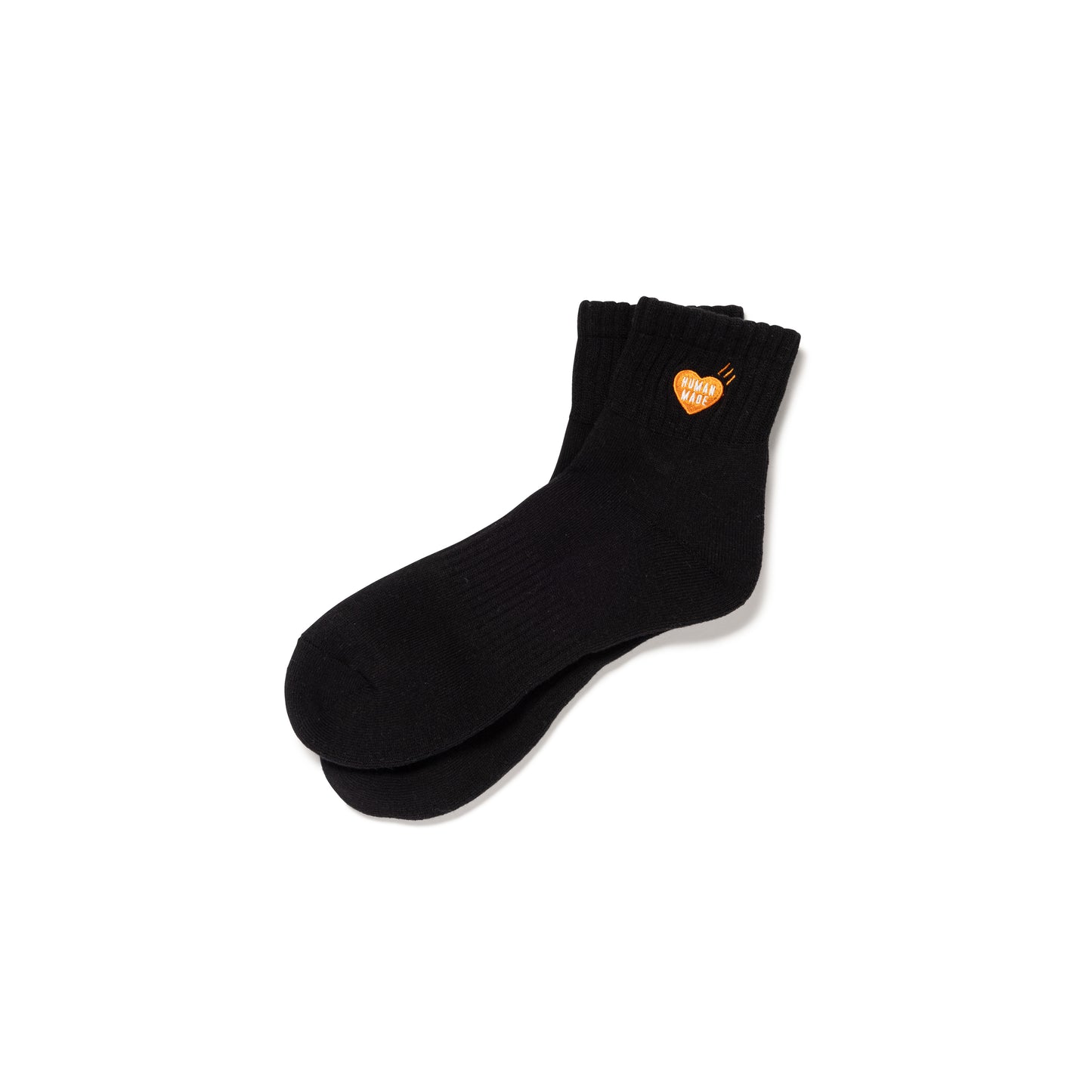 HUMAN MADE SHORT PILE SOCKS BK-A