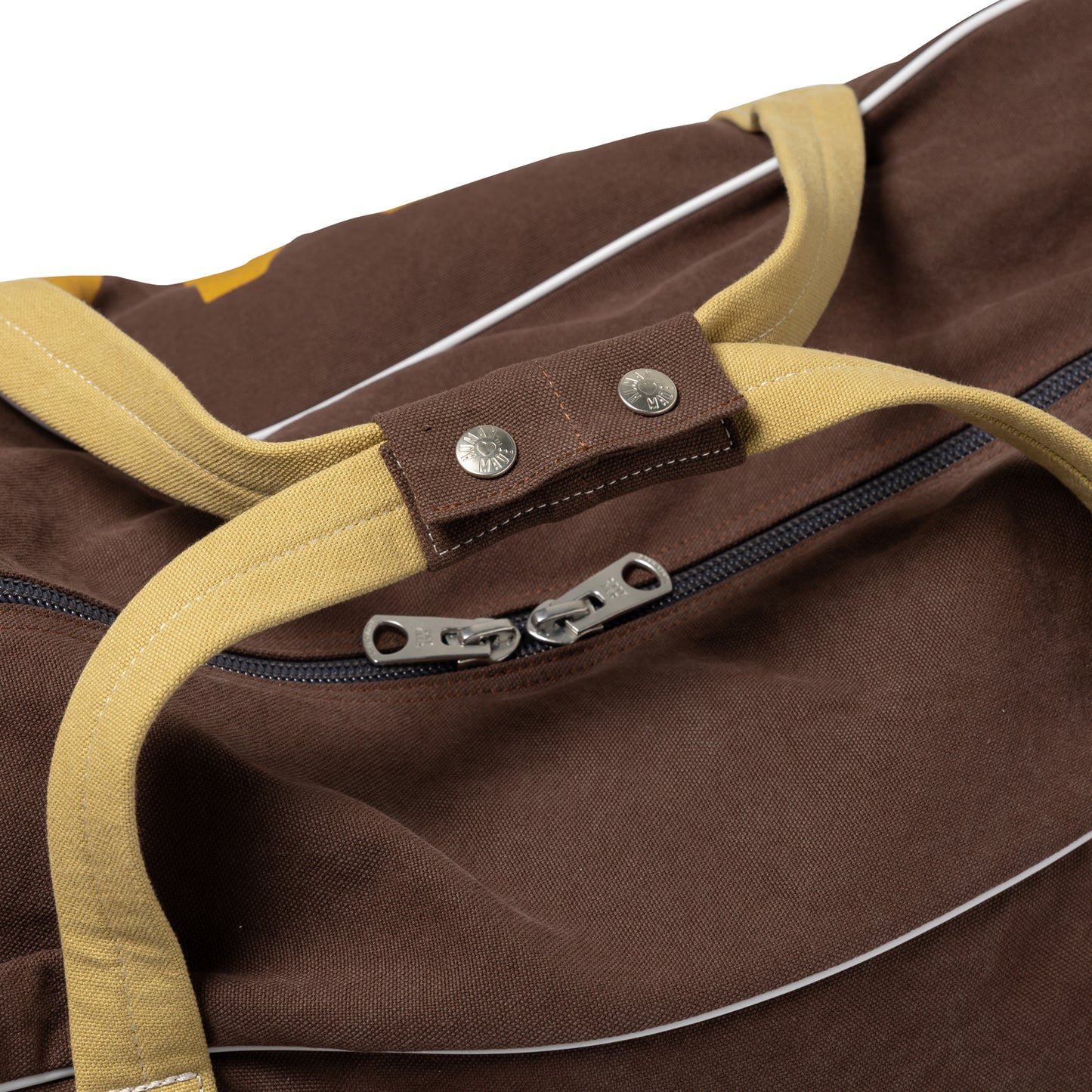 HUMAN MADE CANVAS BOSTON BAG LARGE BW-D