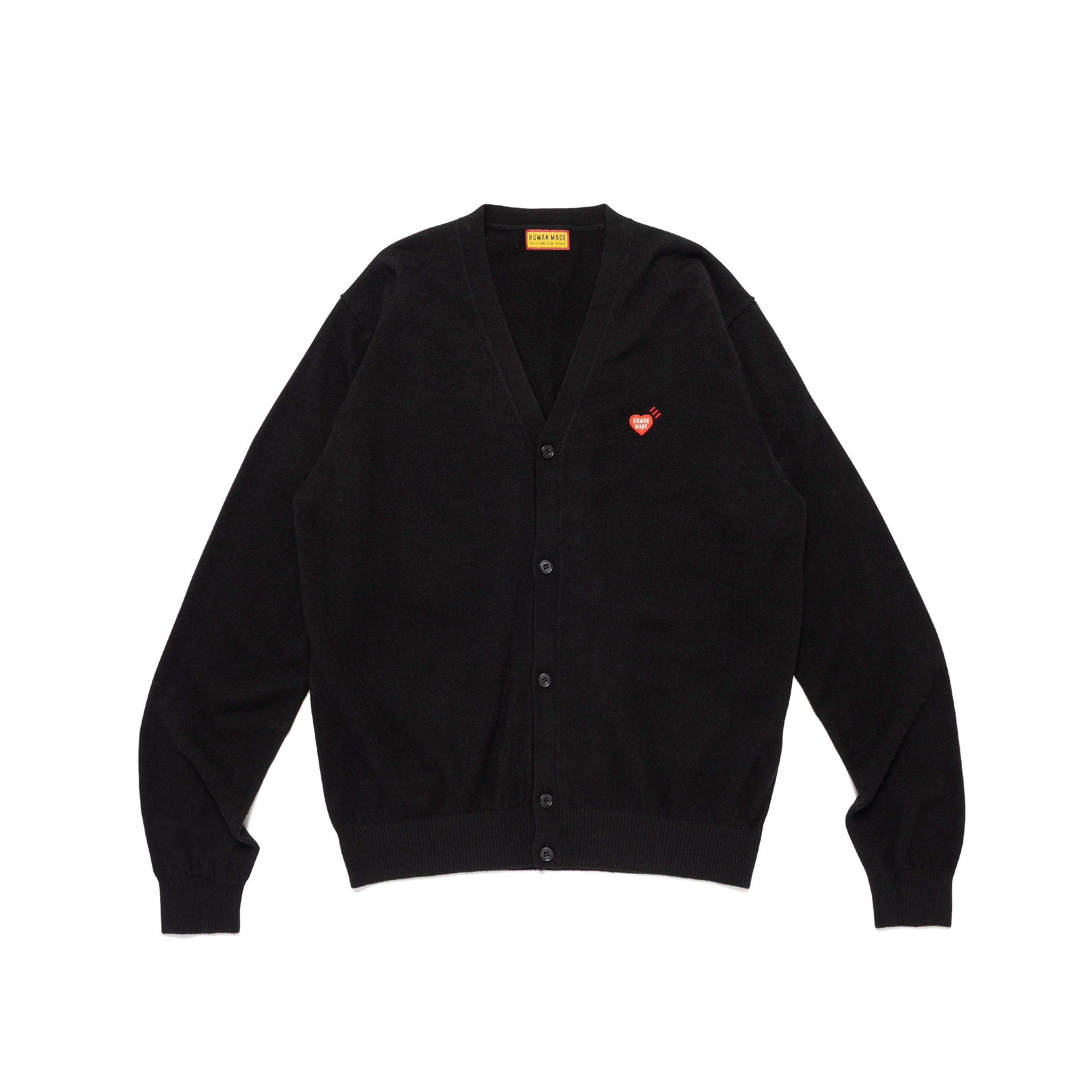 HUMAN MADE HEART BADGE KNIT CARDIGAN – HUMAN MADE Inc.