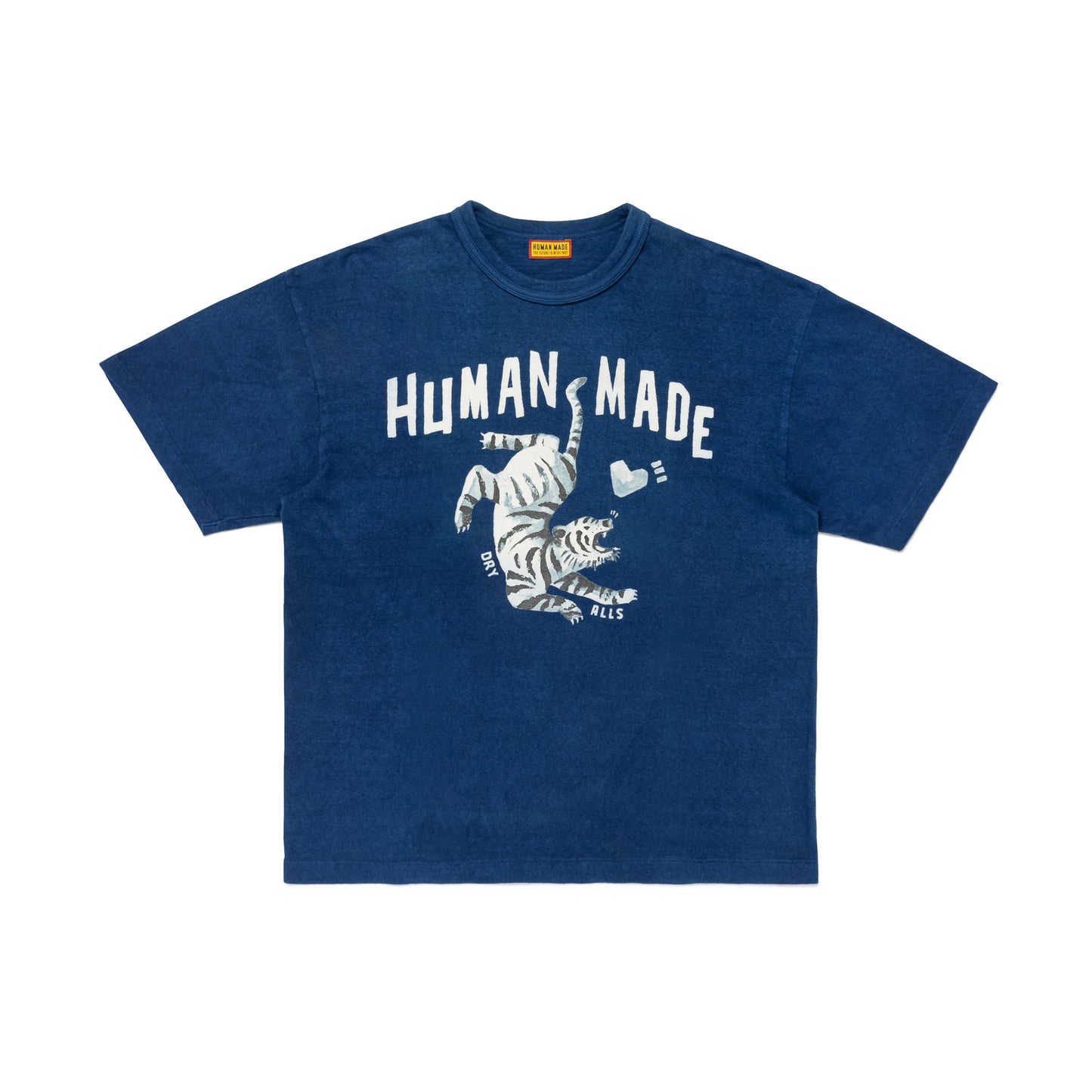 HUMAN MADE INDIGO DYED T-SHIRT IN-A