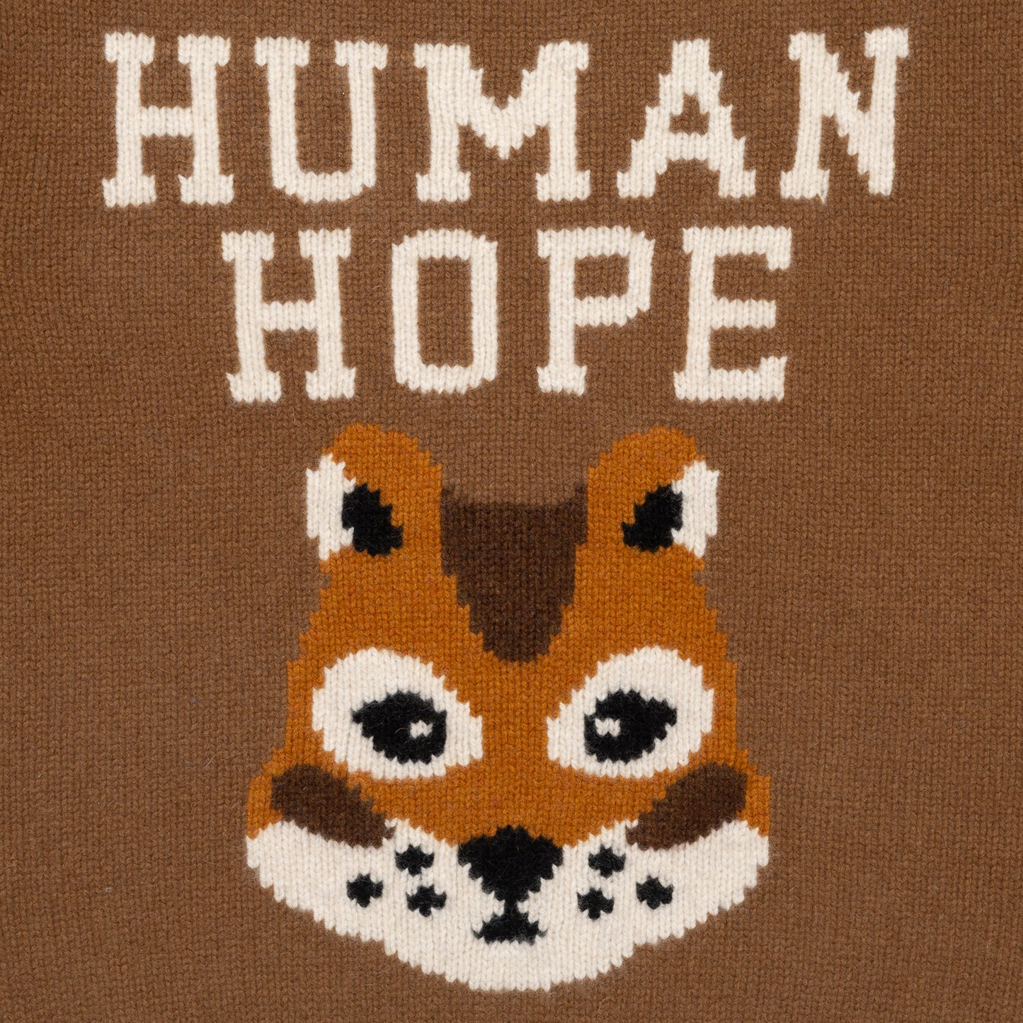 HUMAN MADE HUMAN HOPE LOW GAUGE KNIT BW-C
