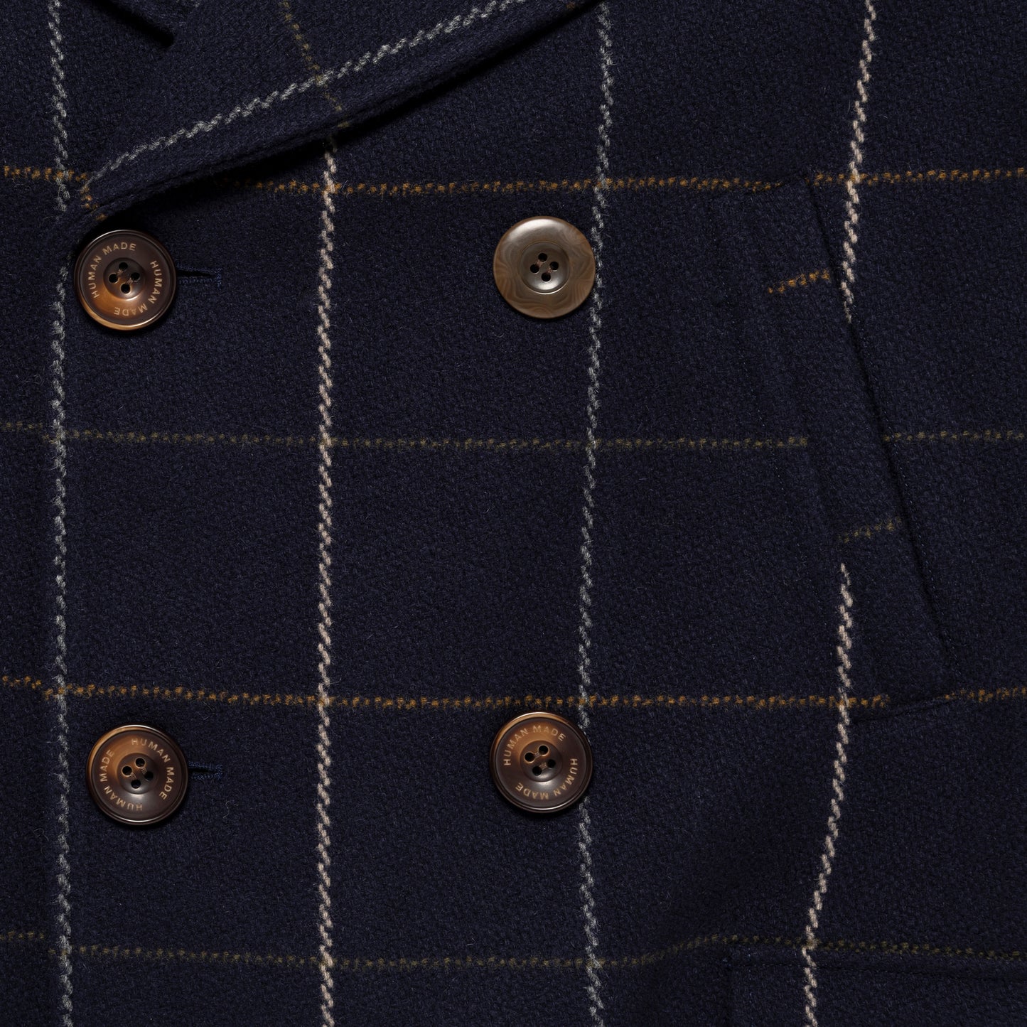 HUMAN MADE WOOL COAT NY-D