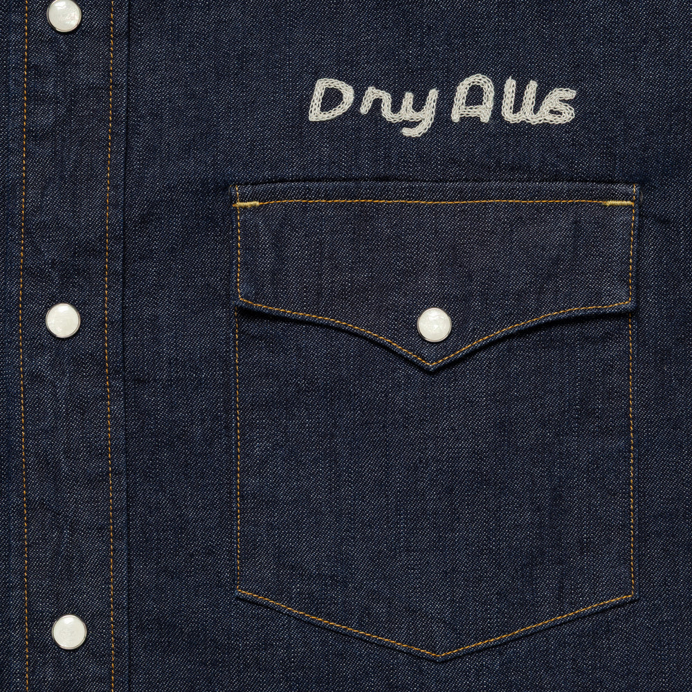 HUMAN MADE DENIM WESTERN SHIRT IN-D