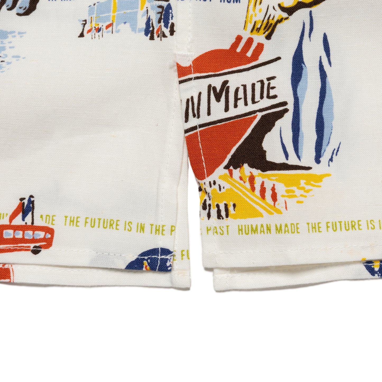 HUMAN MADE PRINTED SHIRT WH-F