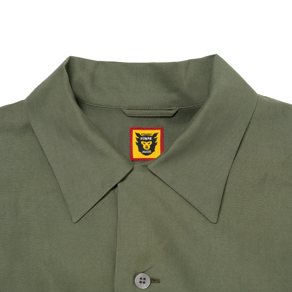 HUMAN MADE OPEN COLLAR SHIRT GR-C