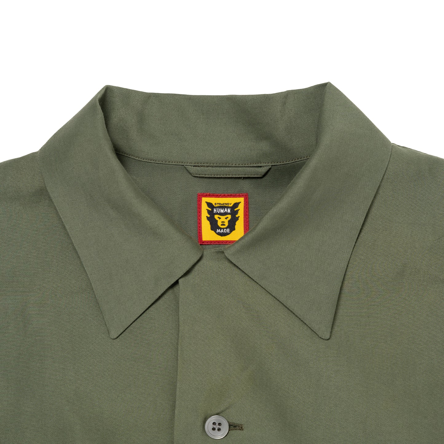 HUMAN MADE OPEN COLLAR SHIRT GR-C
