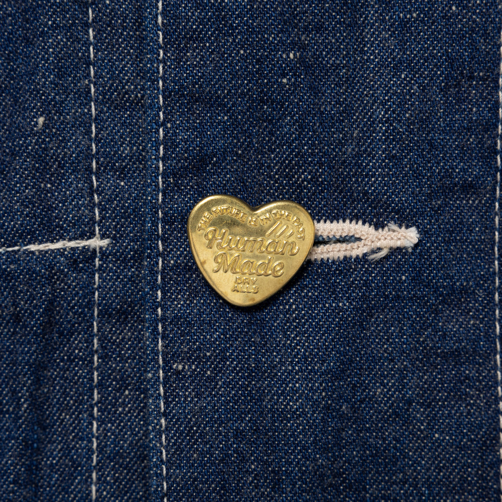 HUMAN MADE  DENIM COVERALL JACKET IN-E