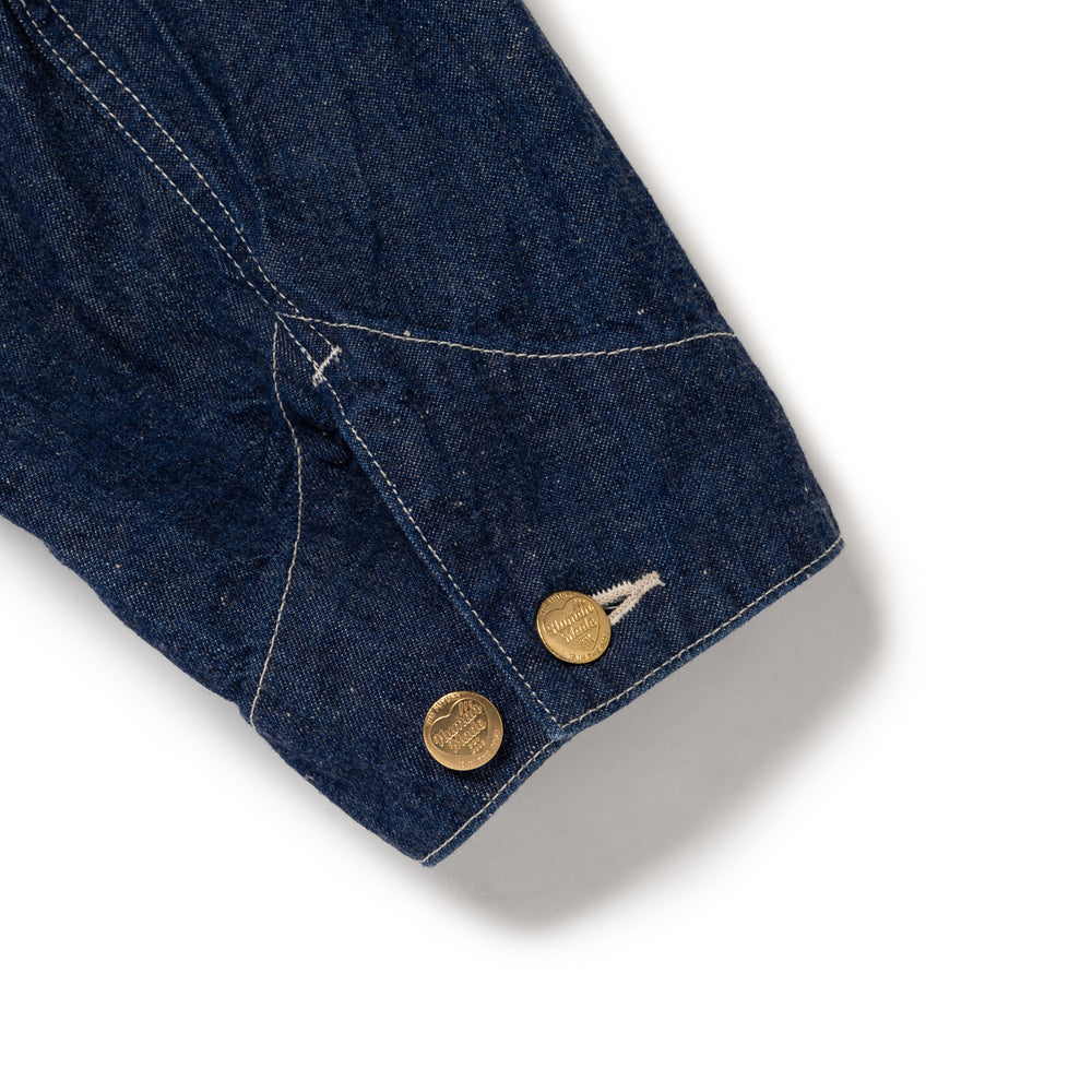 HUMAN MADE  DENIM COVERALL JACKET IN-H