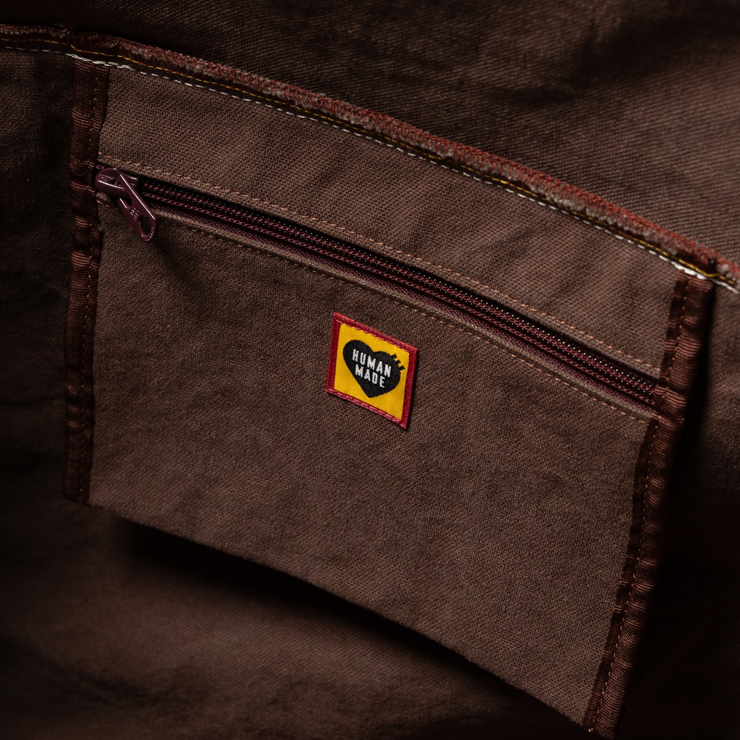 HUMAN MADE CANVAS BOSTON BAG LARGE BW-G