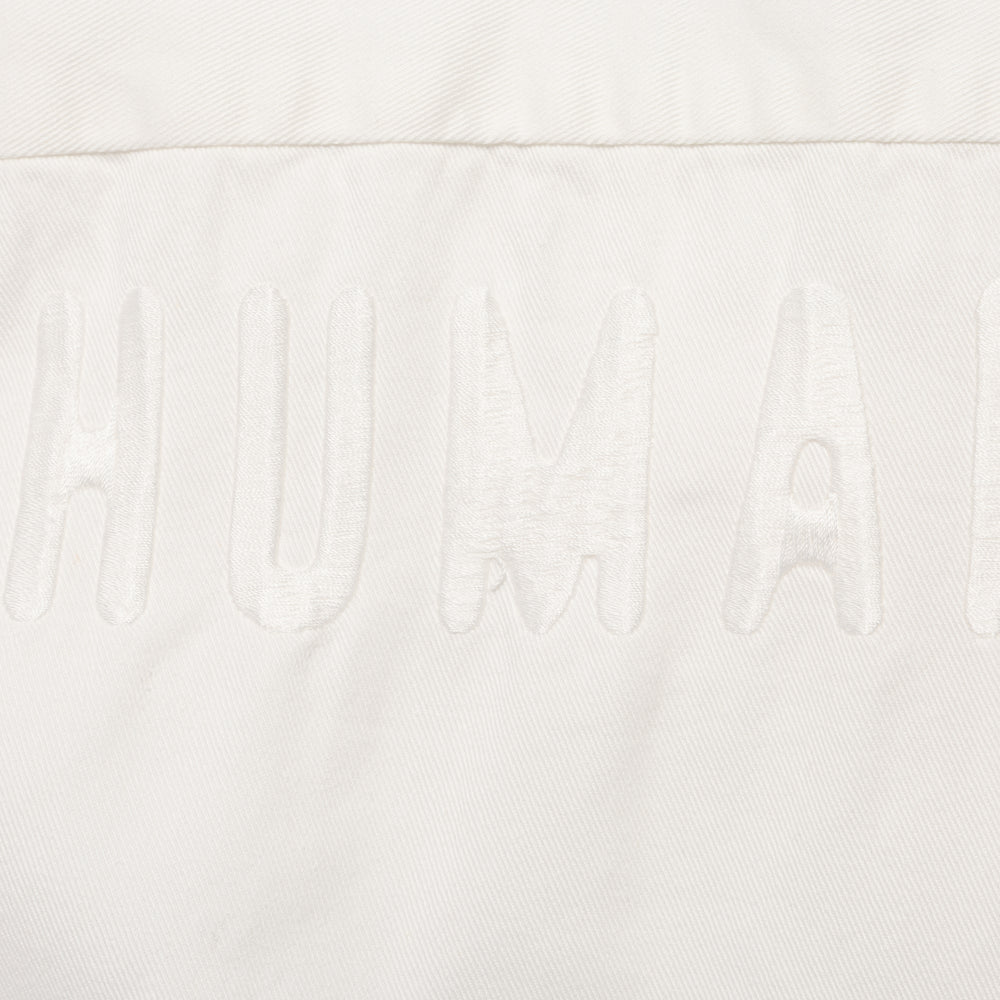 HUMAN MADE OPEN COLLAR BD SHIRT WH-F