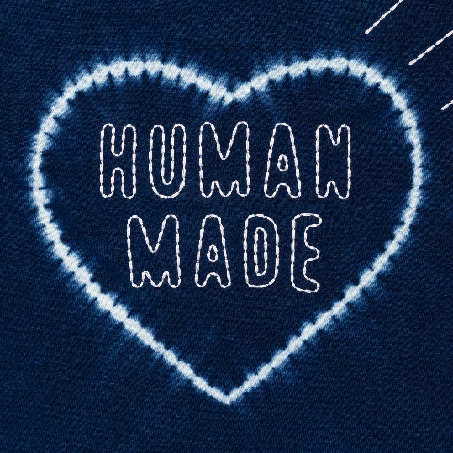 HUMAN MADE INDIGO DYED T-SHIRT IN-C