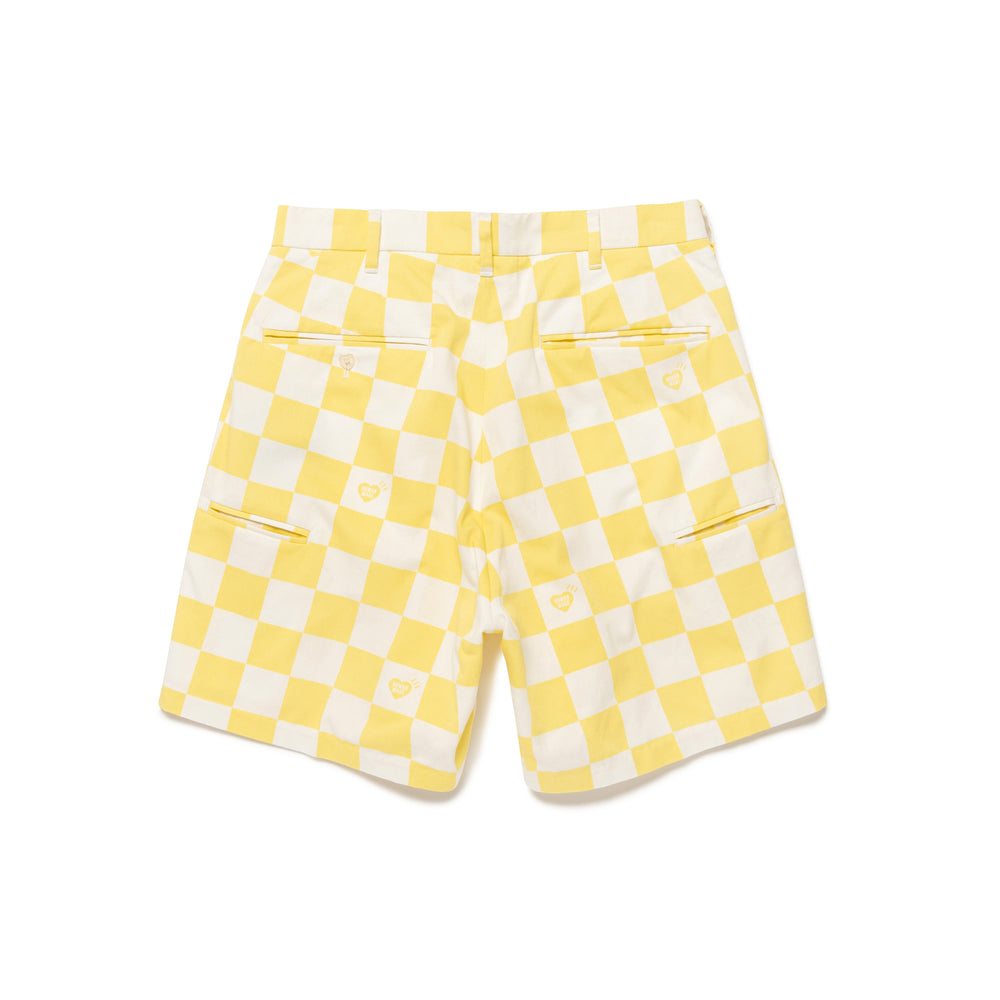 HUMAN MADE PLAID SHORTS YE-B