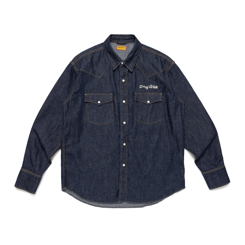 HUMAN MADE DENIM WESTERN SHIRT IN-A