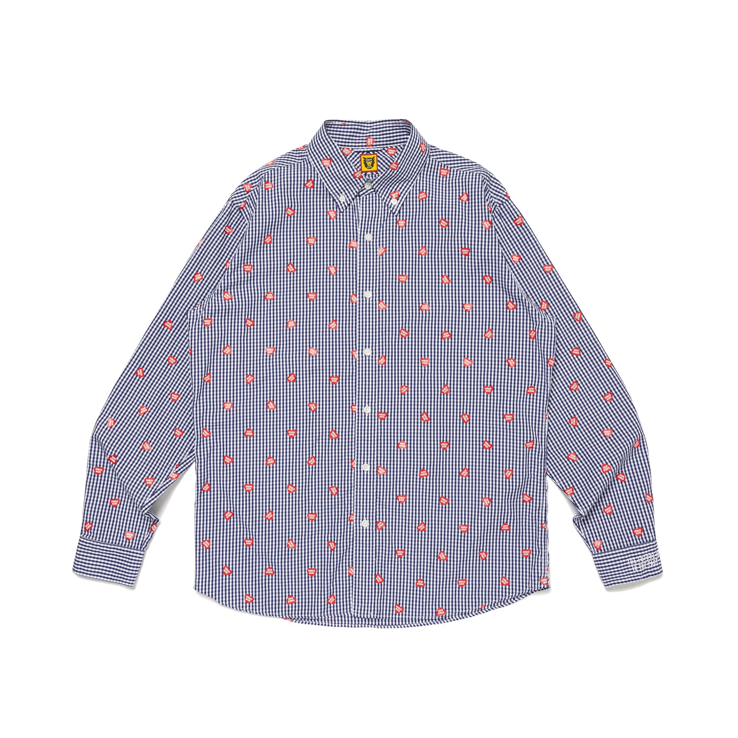 HUMAN MADE HEART GINGHAM CHECK SHIRT NY-A