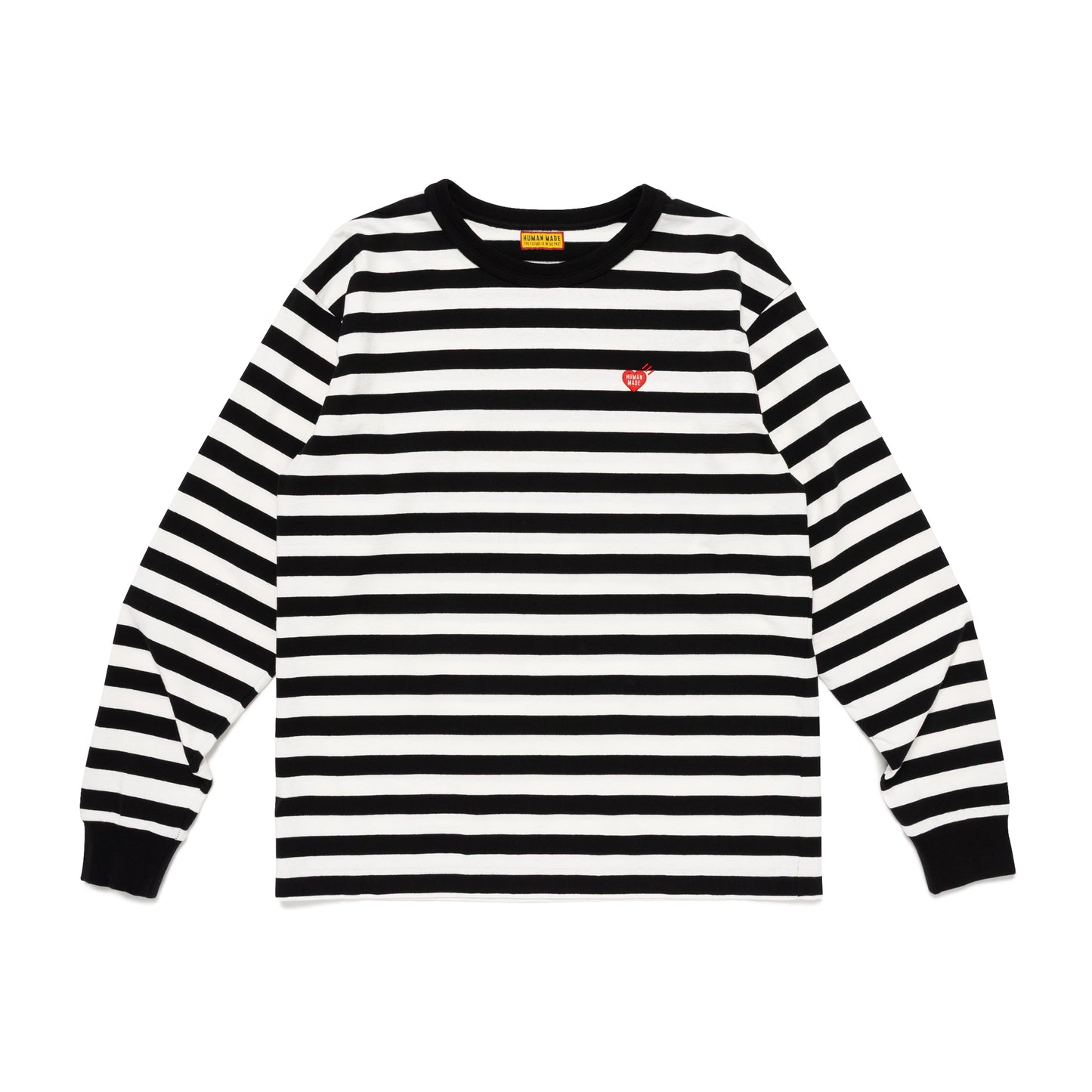 HUMAN MADE STRIPED L/S T-SHIRT WH-A