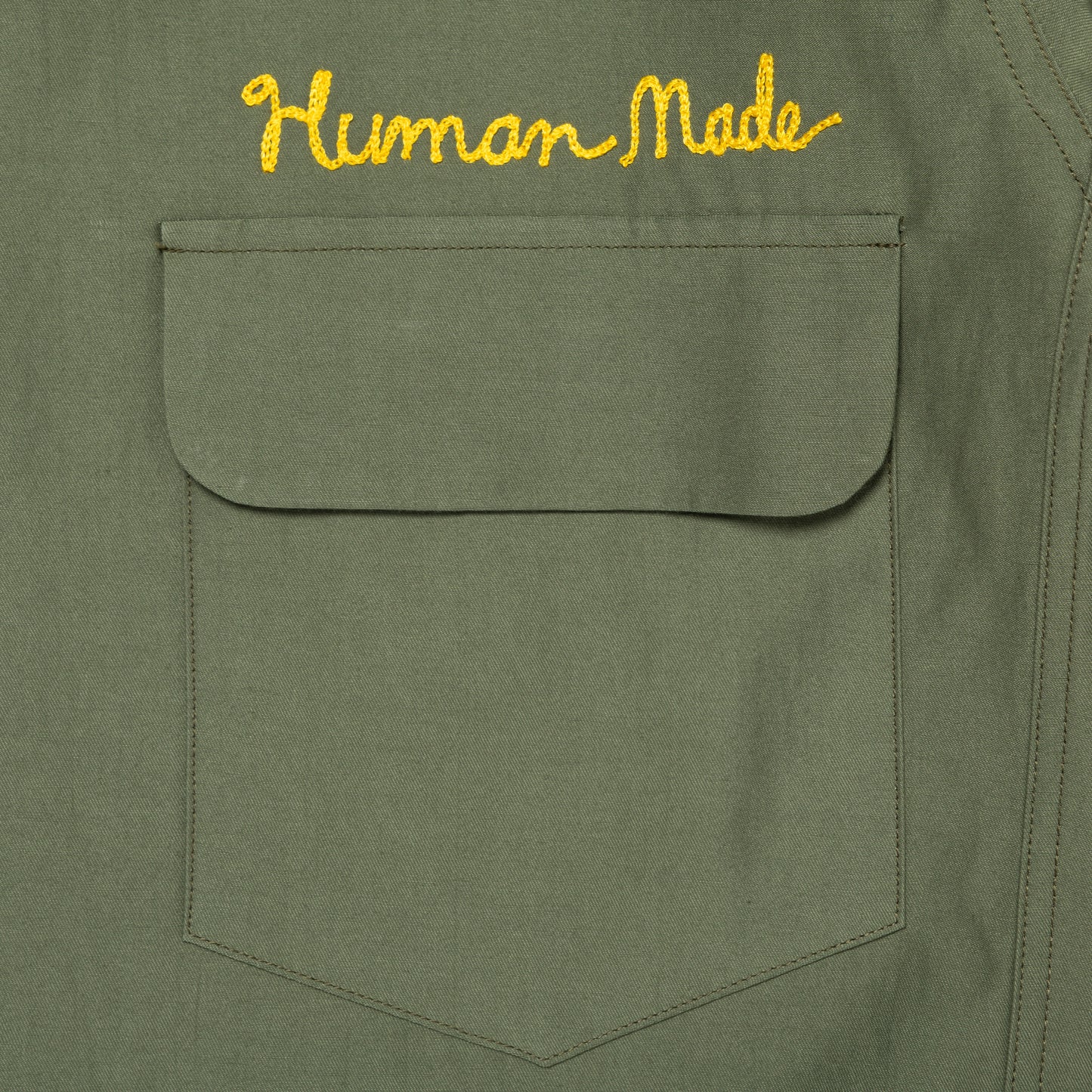 HUMAN MADE OPEN COLLAR SHIRT GR-D