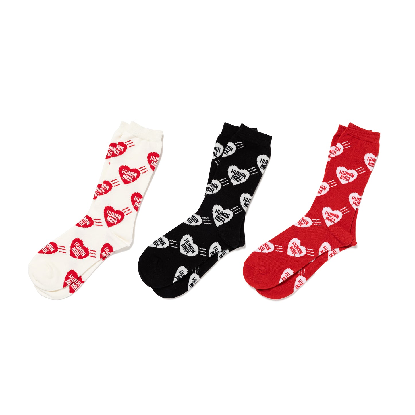 HUMAN MADE HEART SOCKS