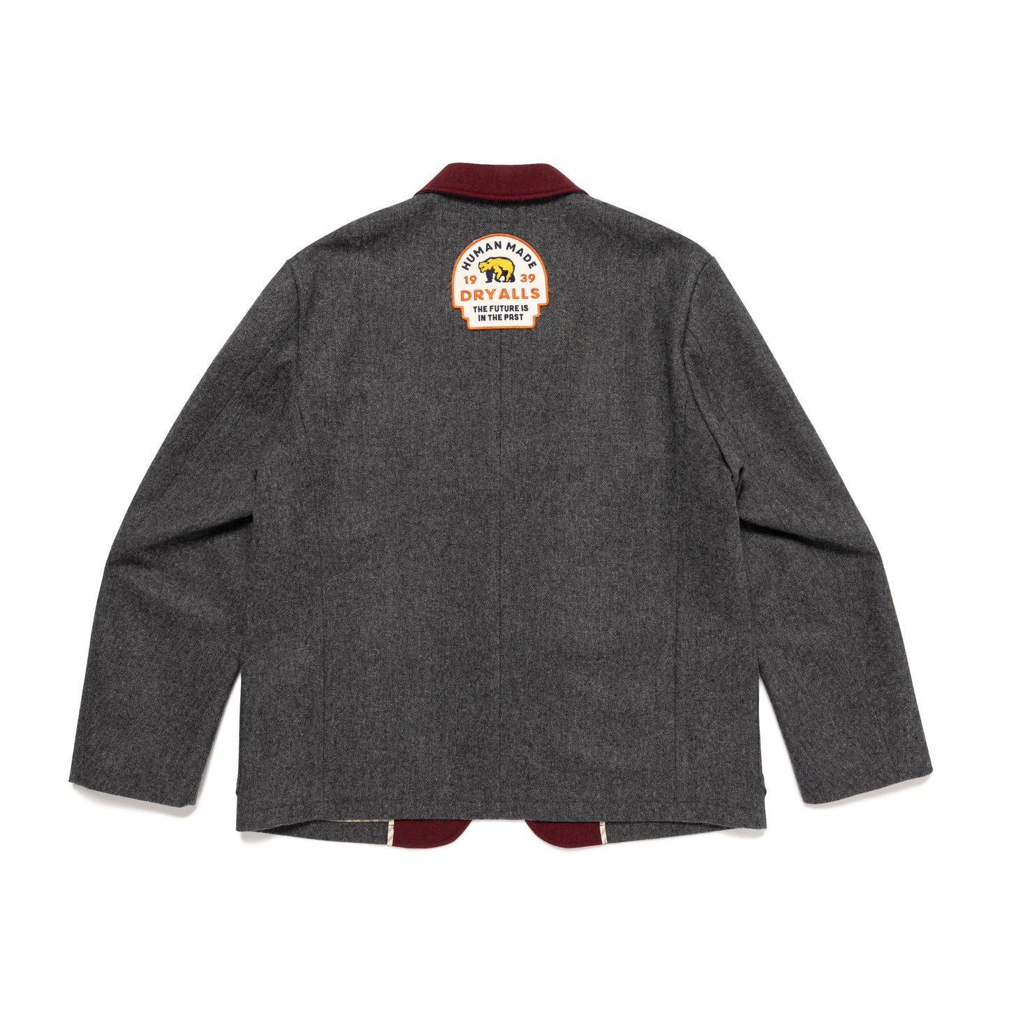 HUMAN MADE WOOL BLENDED JACKET GY-B