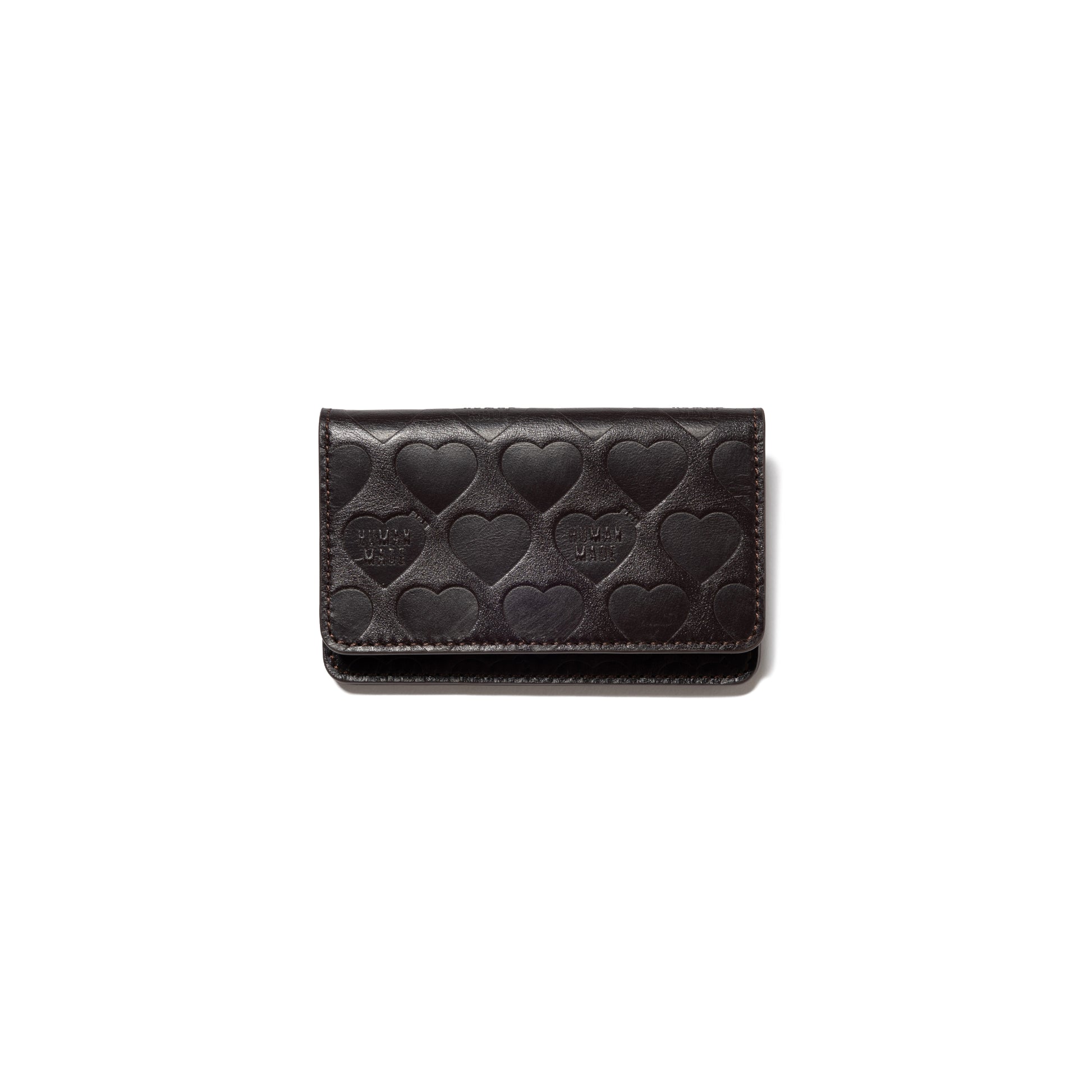 HUMAN MADE LEATHER CARD CASE BW-A