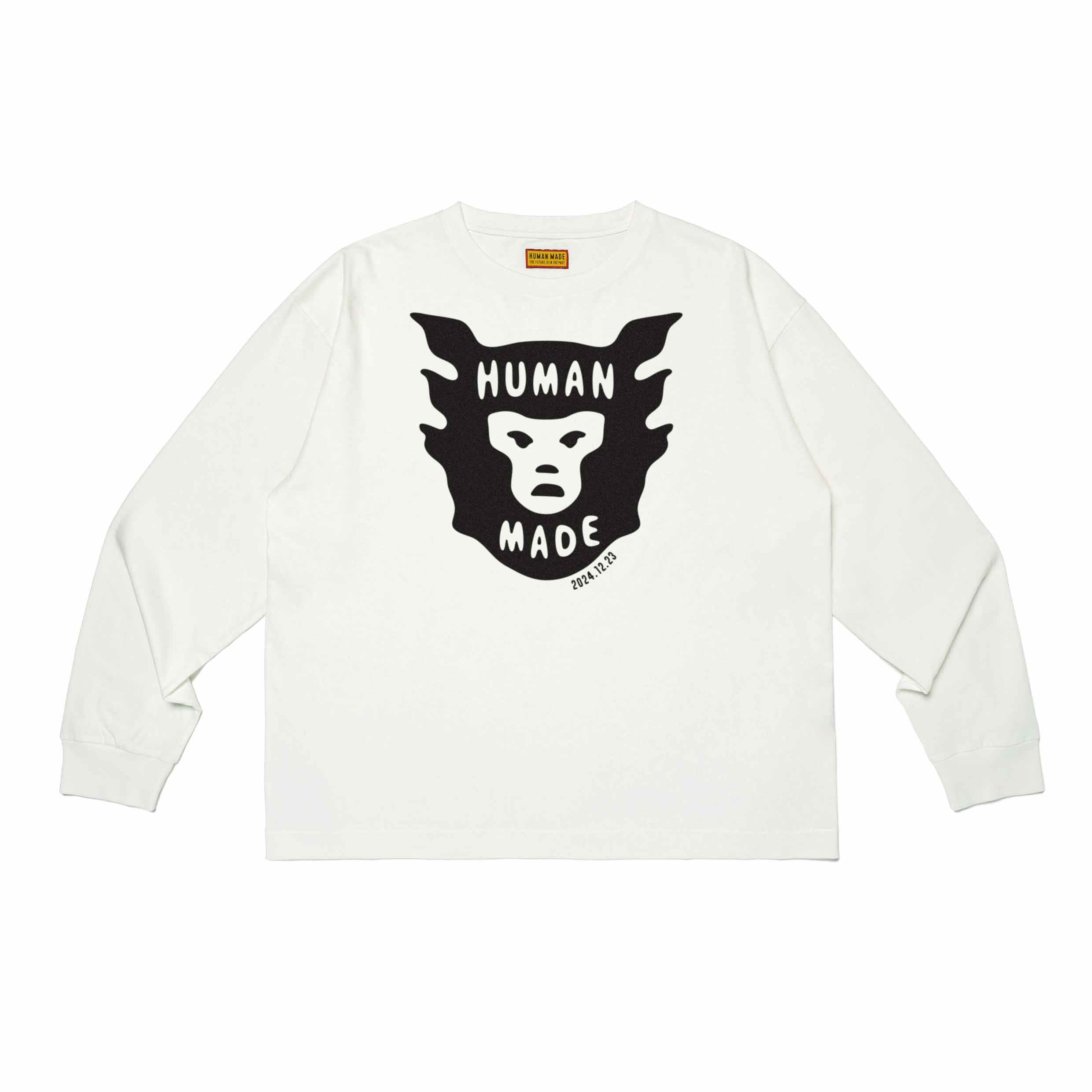 HUMAN MADE STRMCWBY 長袖カットソー ホワイト HUMAN MADE 長袖Tシャツ ホワイト ロングTシャツ ホワイト（白）系