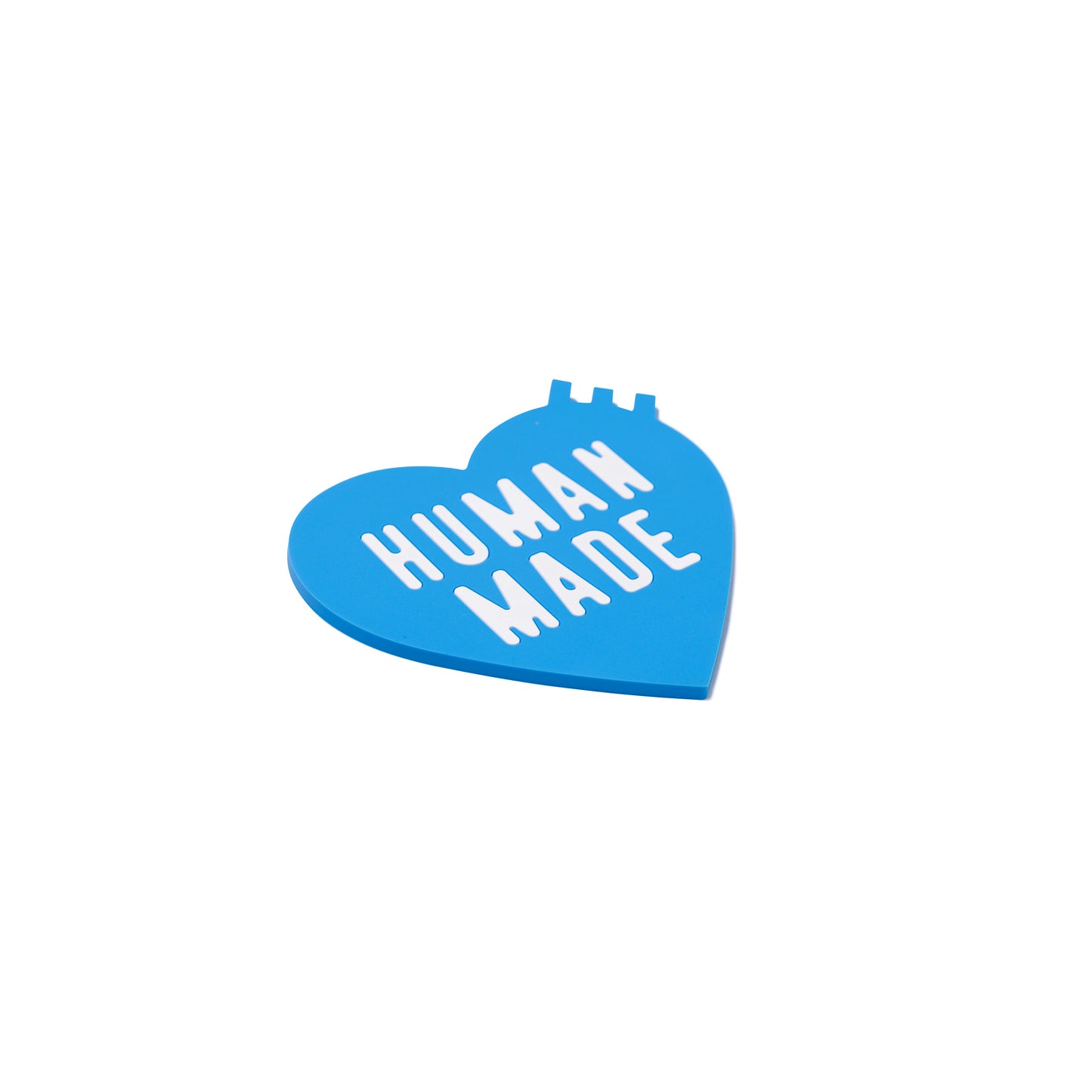 HUMAN MADE HEART RUBBER COASTER BL-A