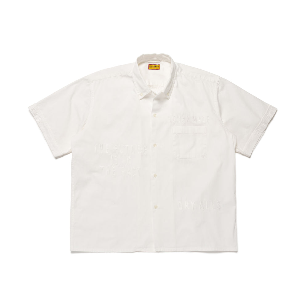 HUMAN MADE OPEN COLLAR BD SHIRT WH-A