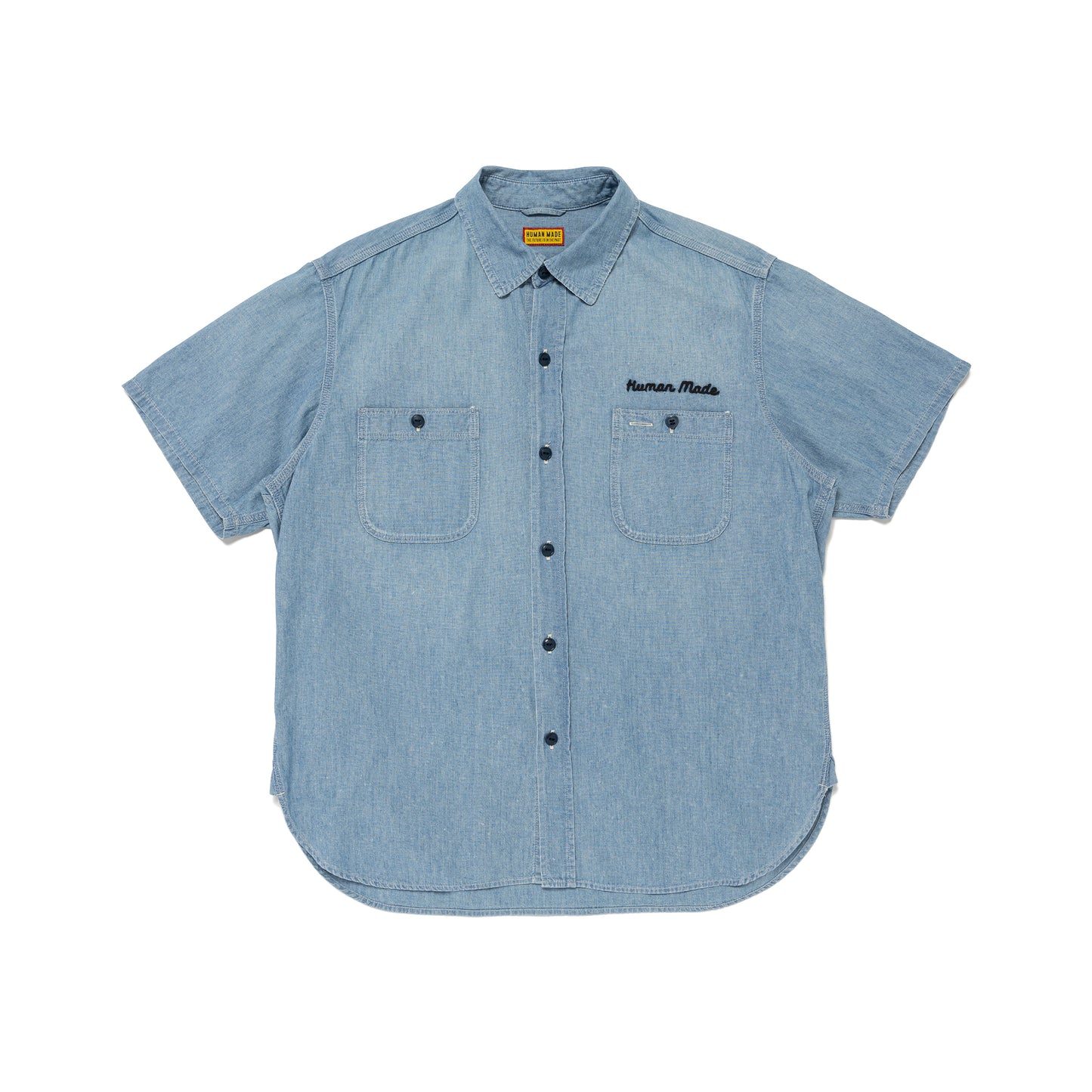 HUMAN MADE CHAMBRAY S_S SHIRT IN-A