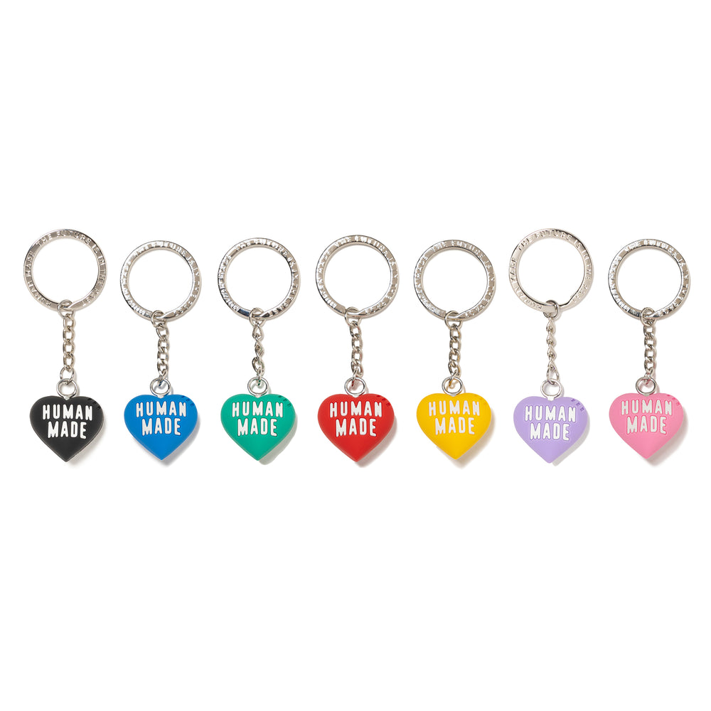 HUMAN MADE HEART RUBBER KEYCHAINBK-A