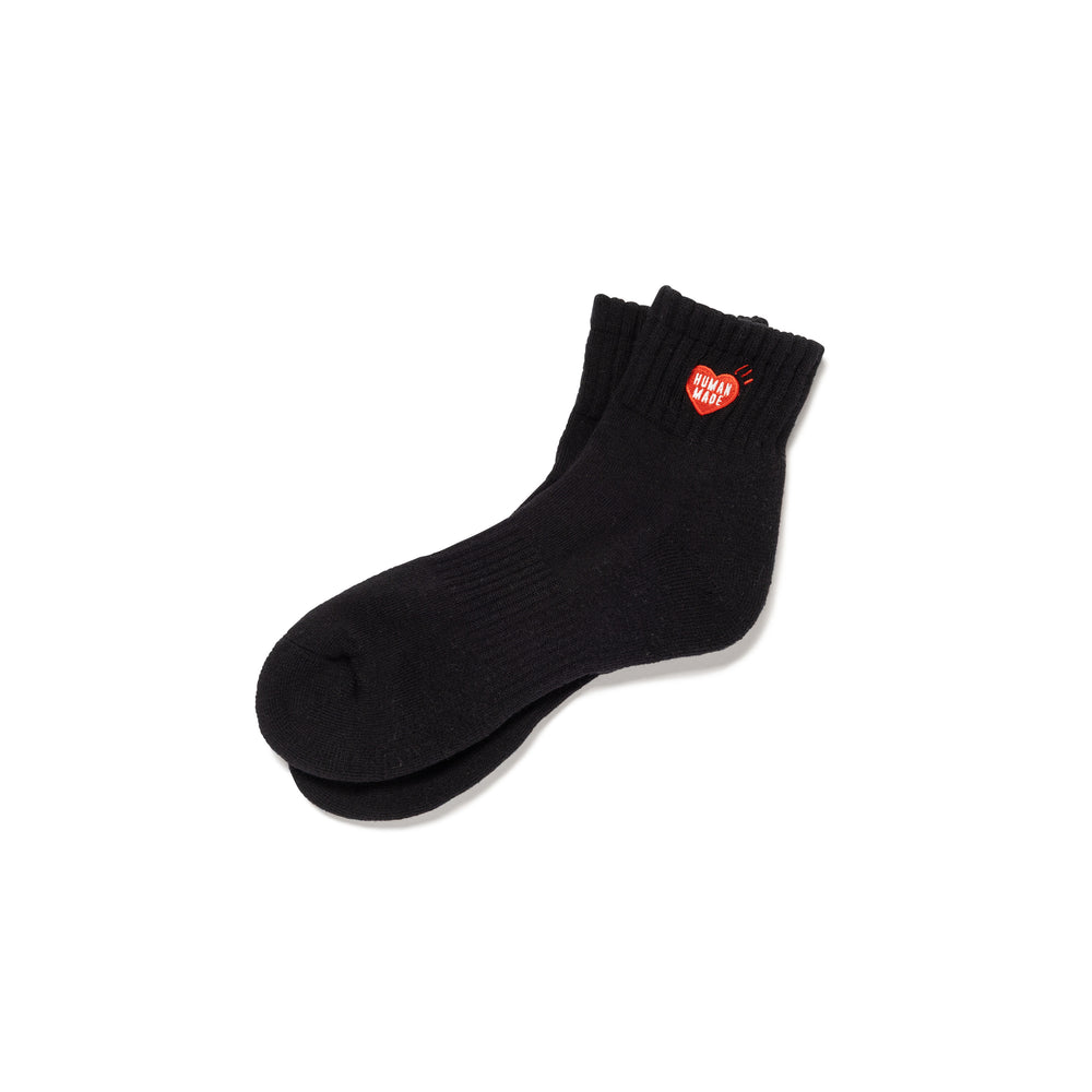HUMAN MADE PILE SHORT SOCKS BK-A