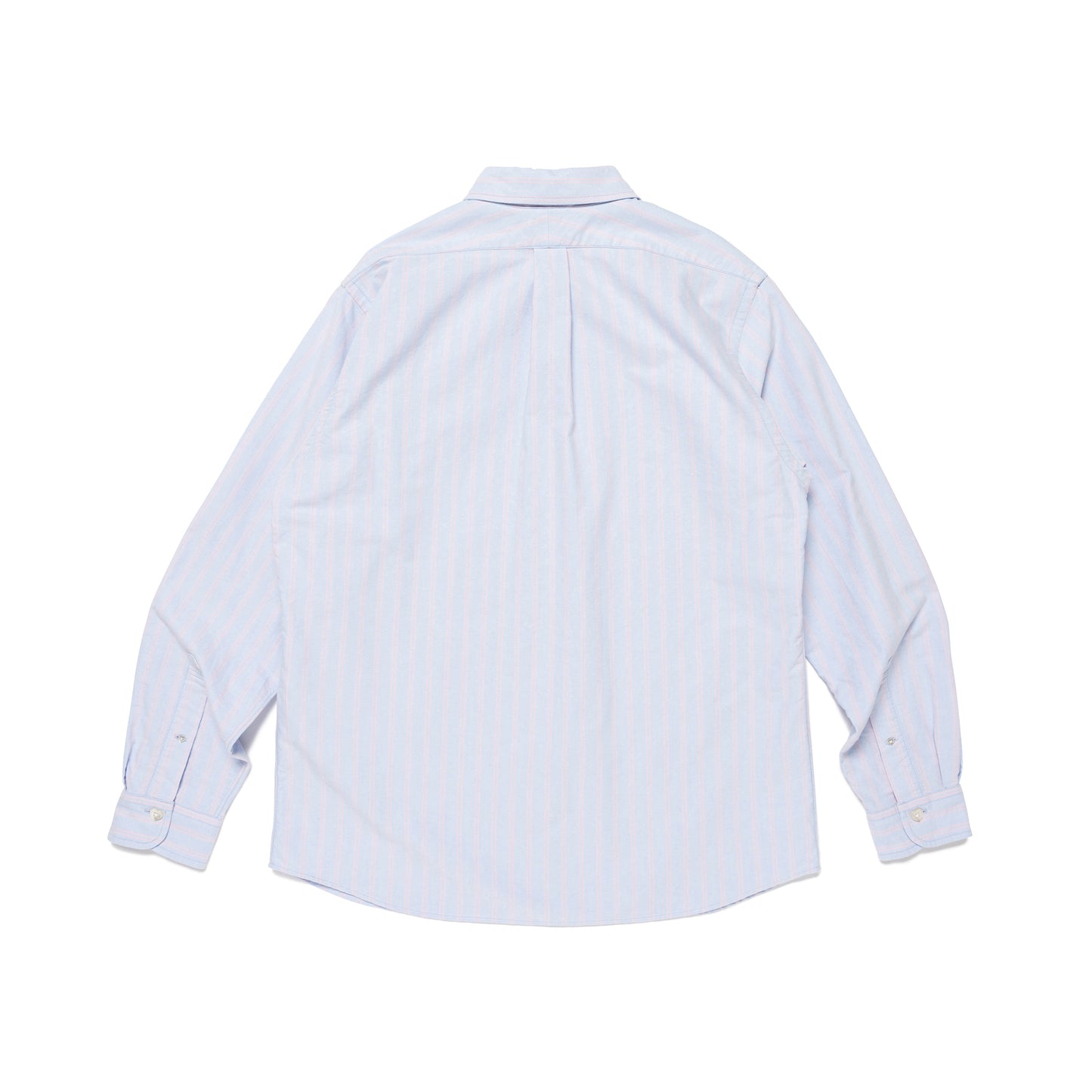 HUMAN MADE STRIPED OXFORD BD LS SHIRT BL-B