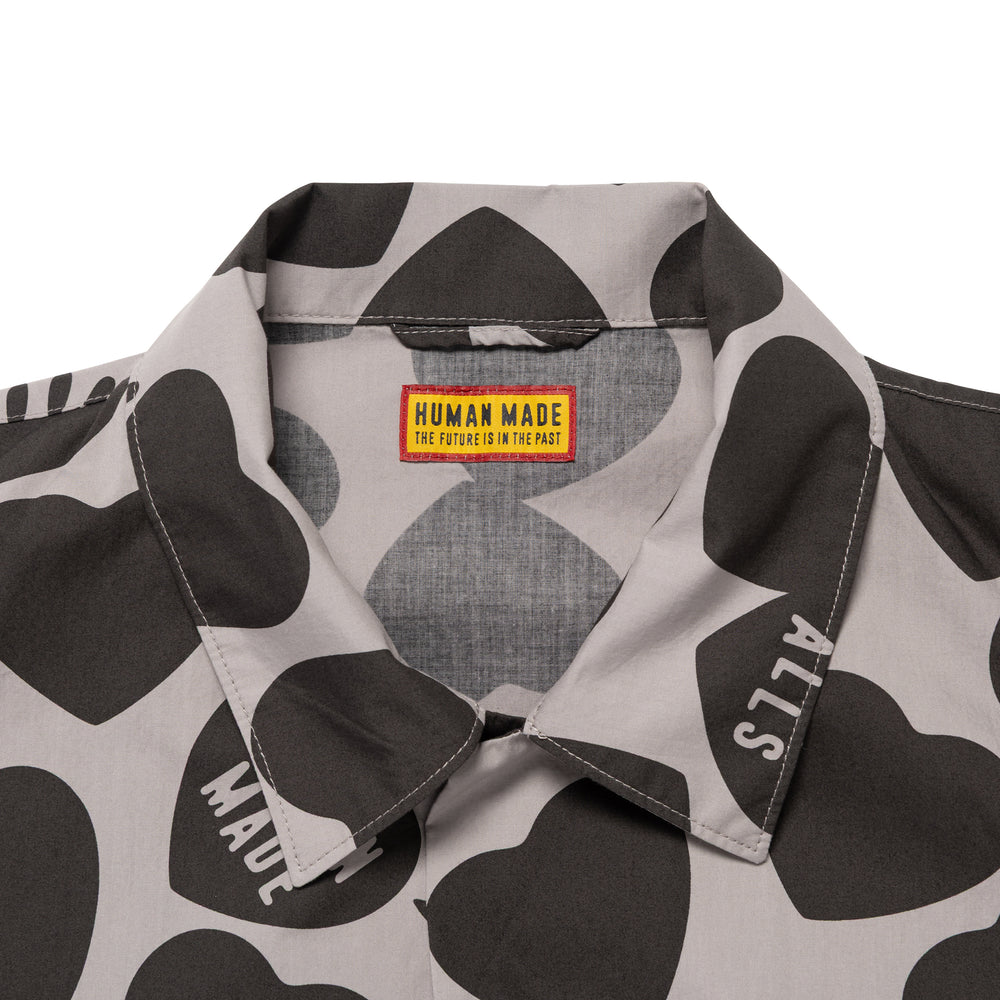 HUMAN MADE HEART ALOHA SHIRT GY-C