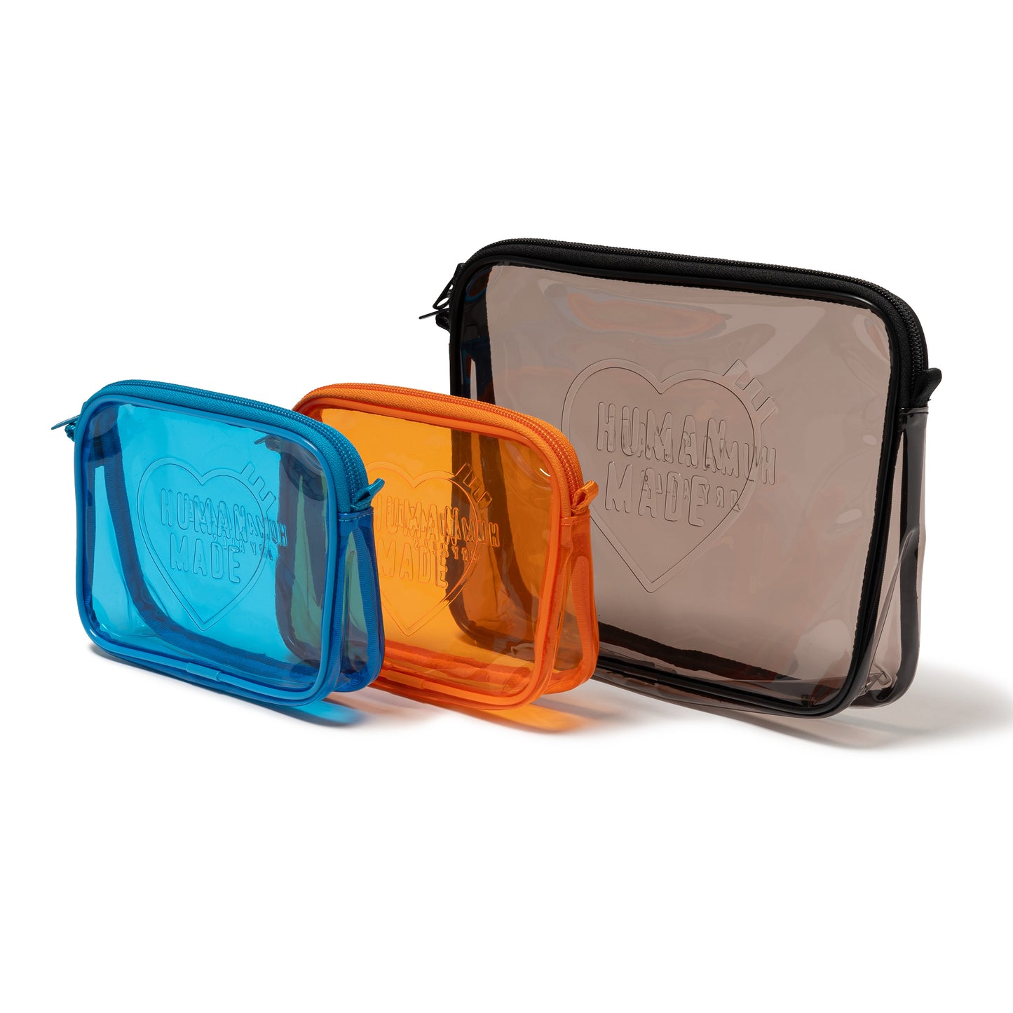 HUMAN MADE PVC POUCH SMALL 2-D