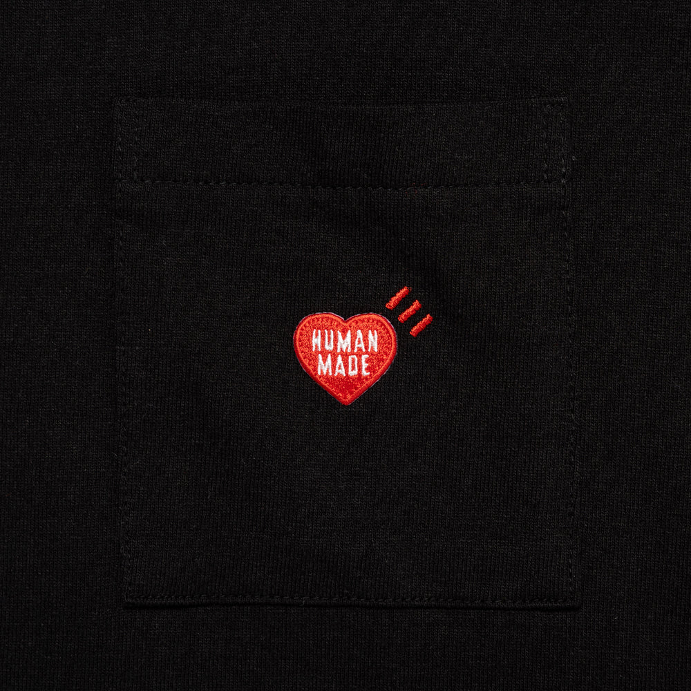 HUMAN MADE HEART POCKET T-SHIRT BK-C