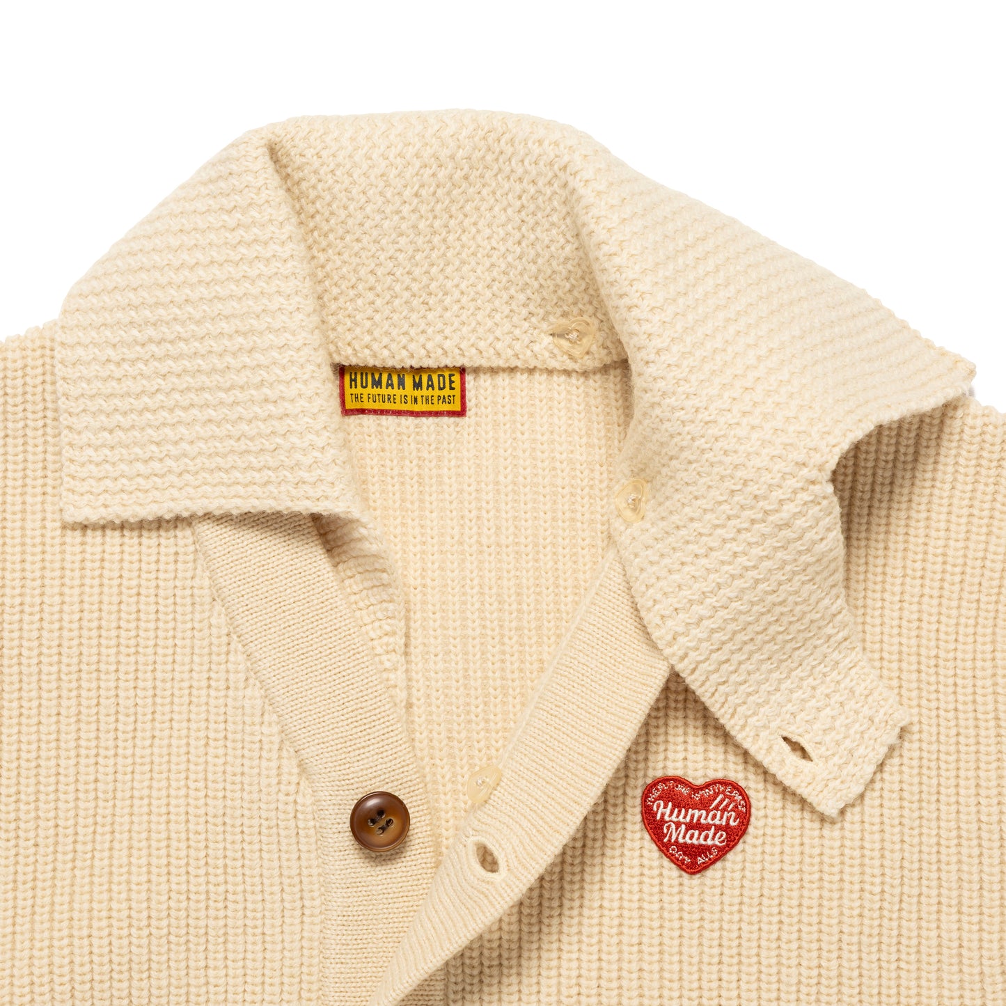 HUMAN MADE KNIT CARDIGAN WH-D