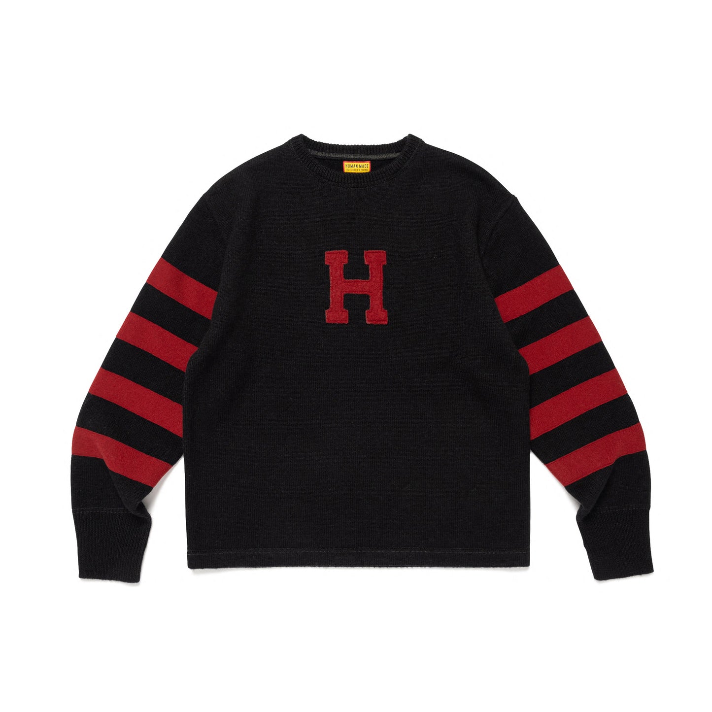 HUMAN MADE SPORTS KNIT SWEATER BK-A