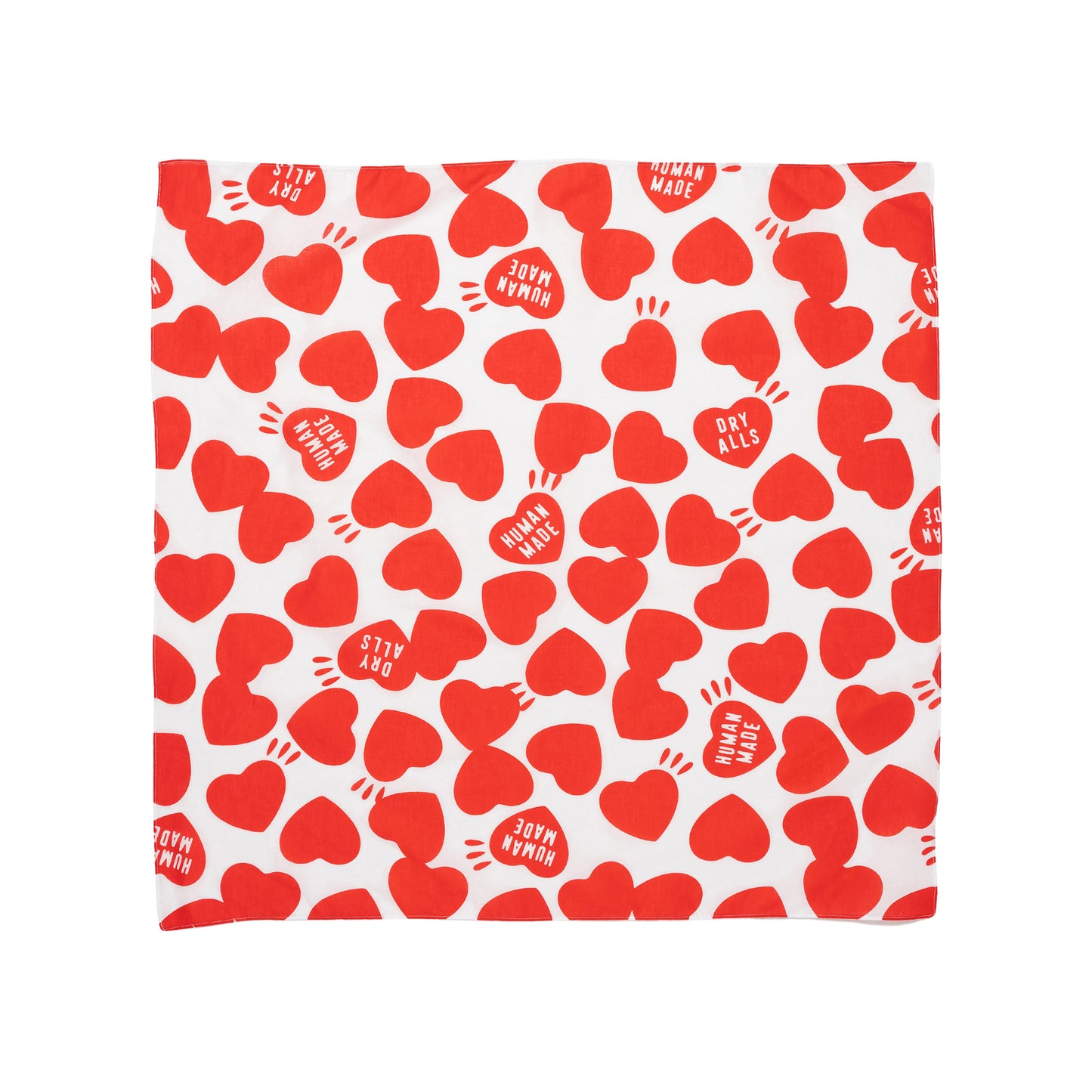 HUMAN MADE HEART BIG BANDANA RD-A
