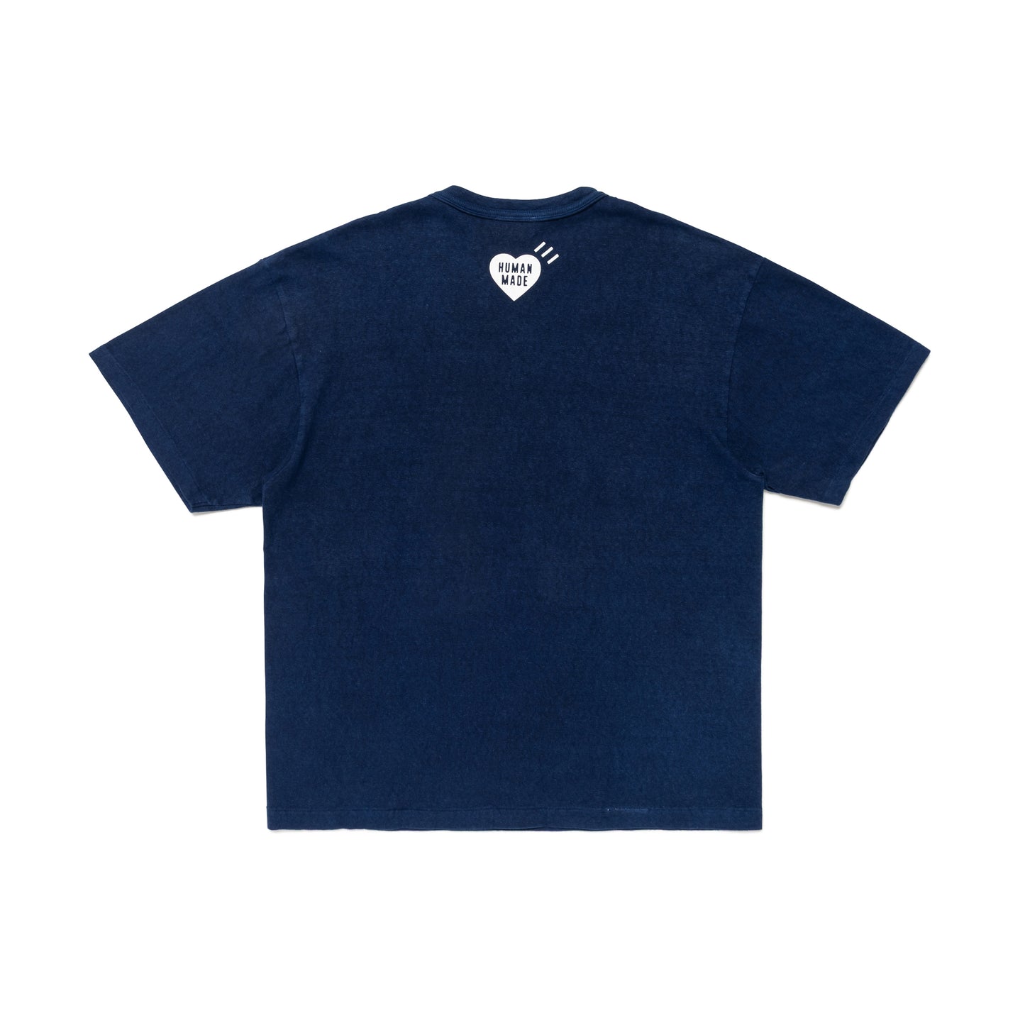 HUMAN MADE INDIGO DYED T-SHIRT IN-B