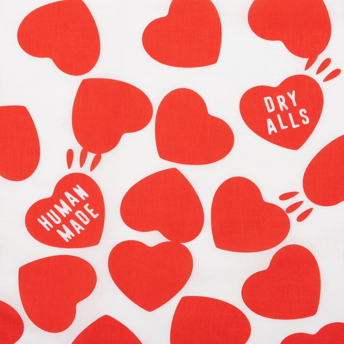 HUMAN MADE HEART BIG BANDANA RD-B