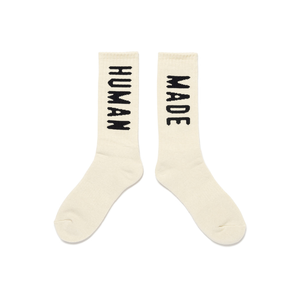 HUMAN MADE HM LOGO SOCKS WH-C