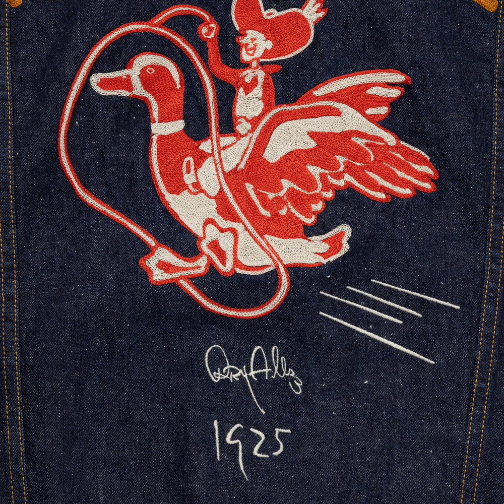 HUMAN MADE ZIP-UP DENIM WORK JACKET IN-E