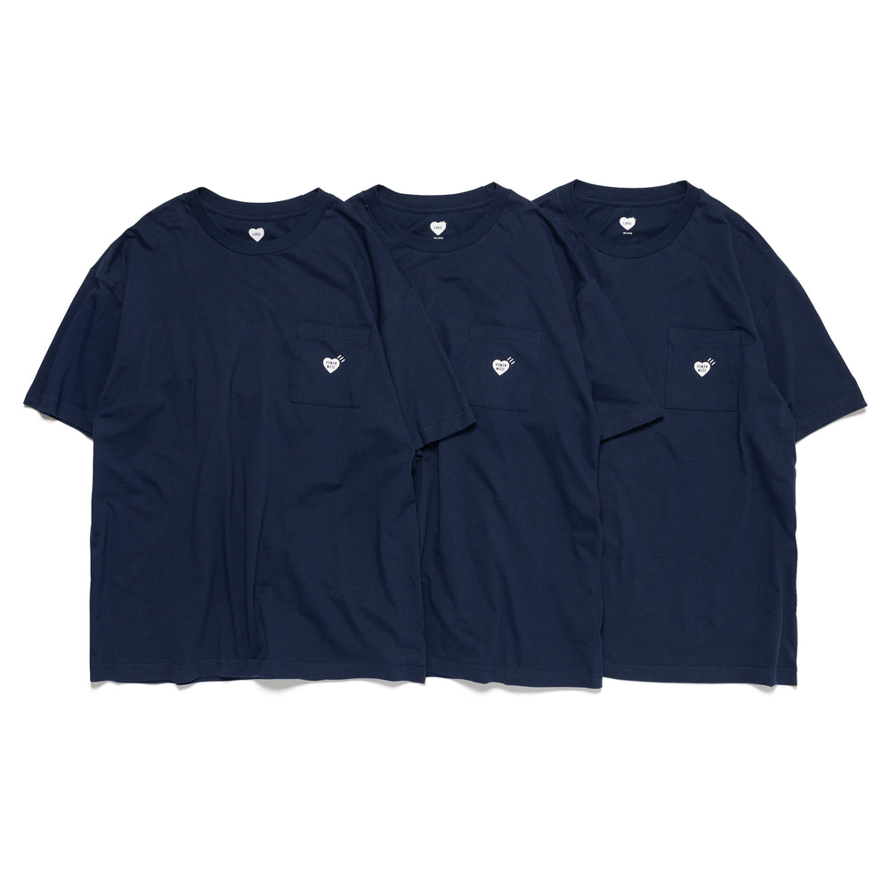 HUMAN MADE 3-PACK POCKET T-SHIRT SET NY-B