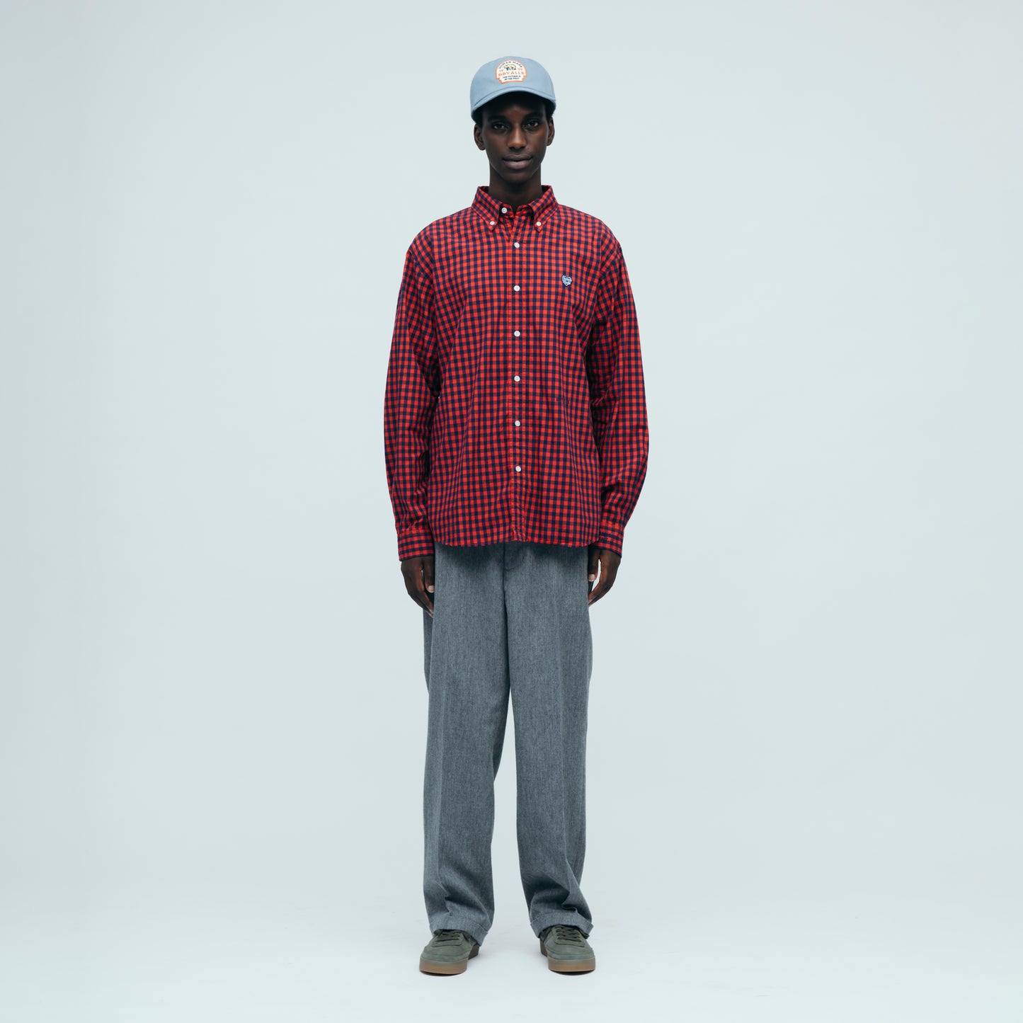 HUMAN MADE WOOL PANTS GY-1